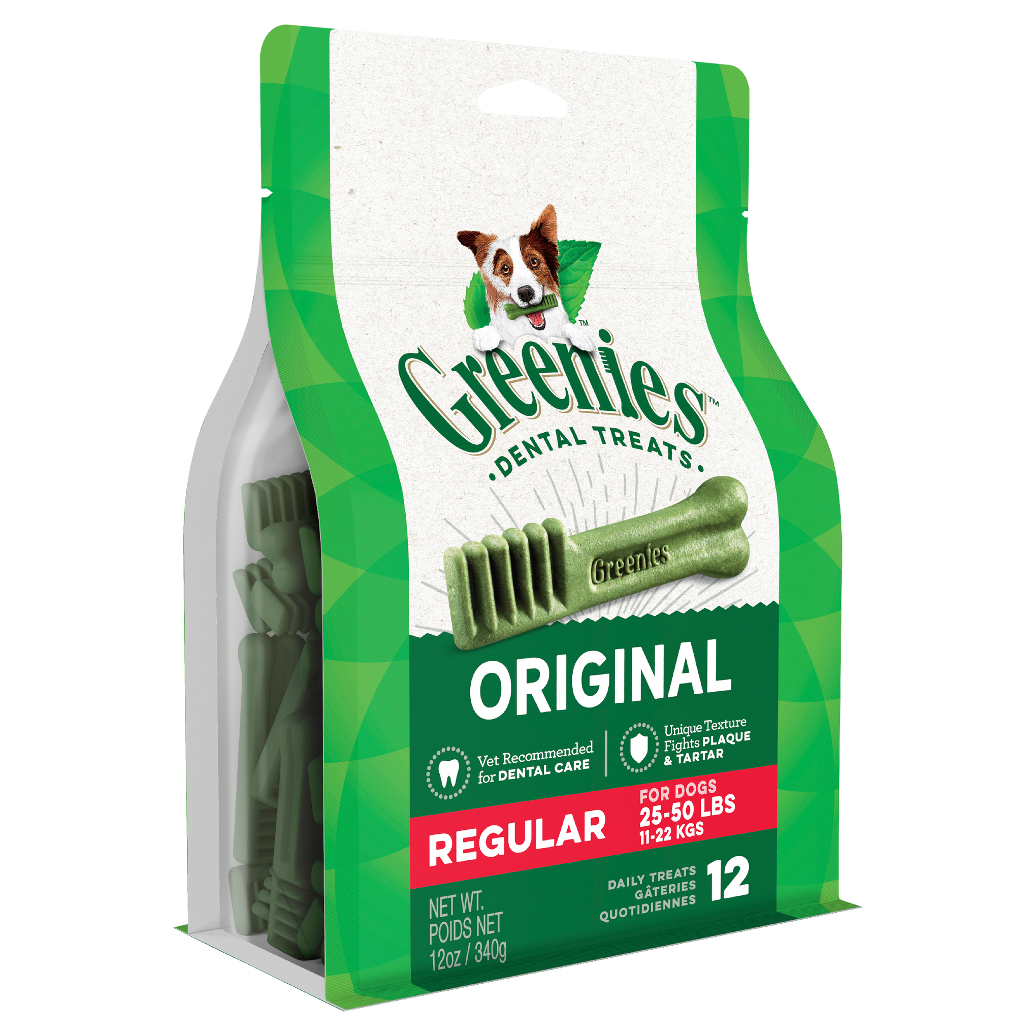 Greenies Dog Original Dental Health Treats for Regular Dogs