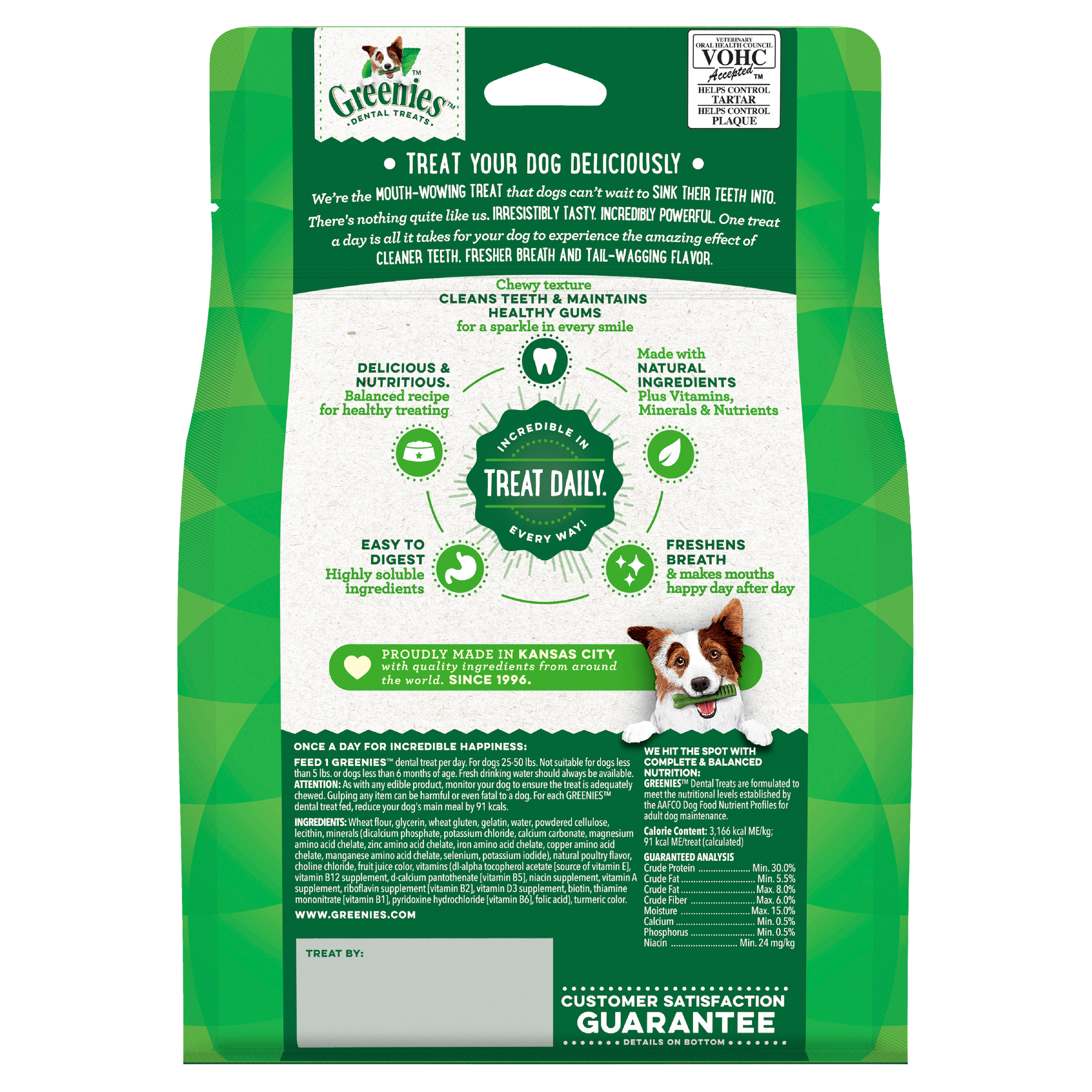 Greenies Dog Original Dental Health Treats for Regular Dogs