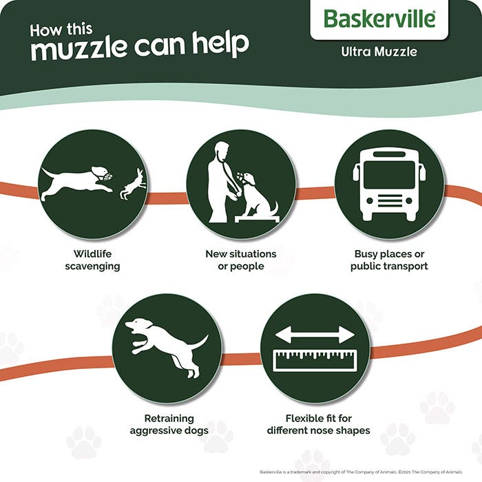 Company of Animals Baskerville Ultra Dog Muzzle