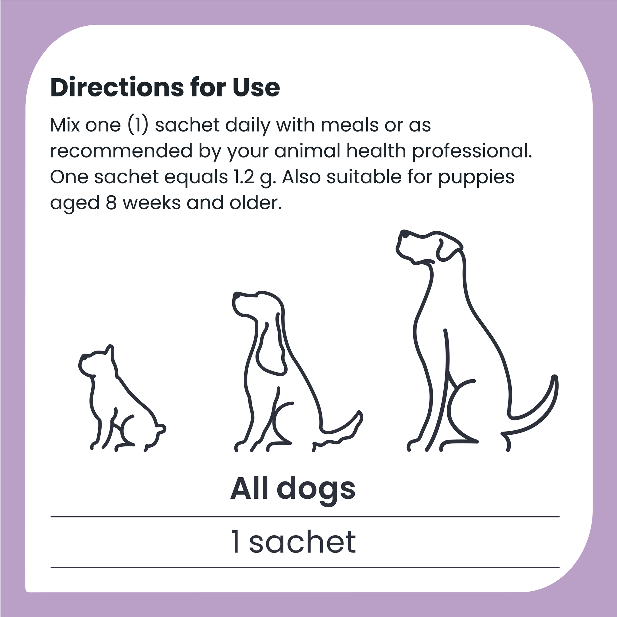 ZamiPet High Strength Probiotics Relax and Calm for Dogs 1.2g x 30 Sachets