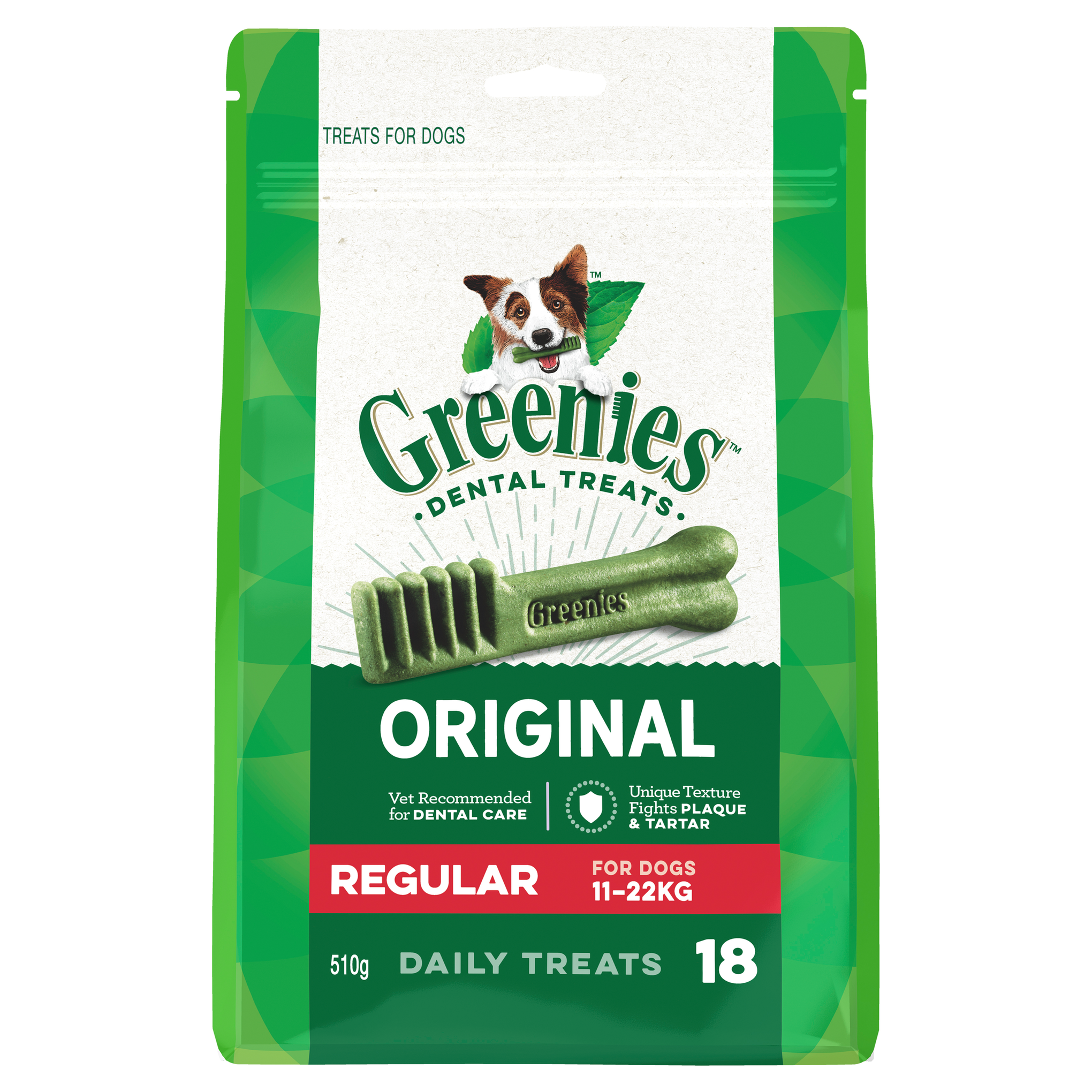 Greenies Dog Original Dental Health Treats for Regular Dogs