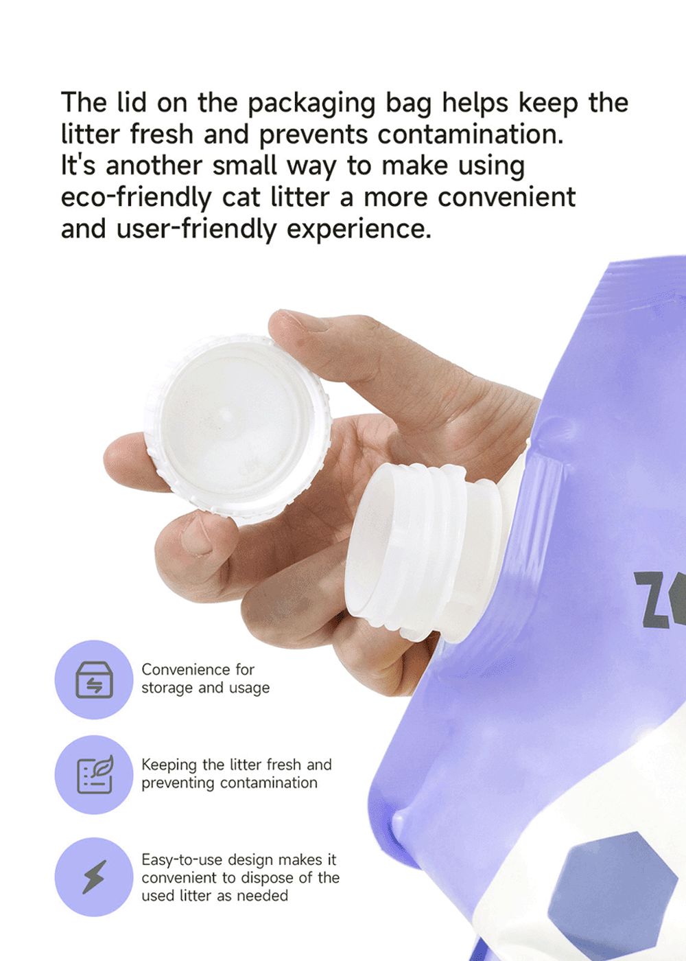 ZODIAC Natural Way Superfine Bentonite With Activated Charcoal Cat Litter 4.5Kg