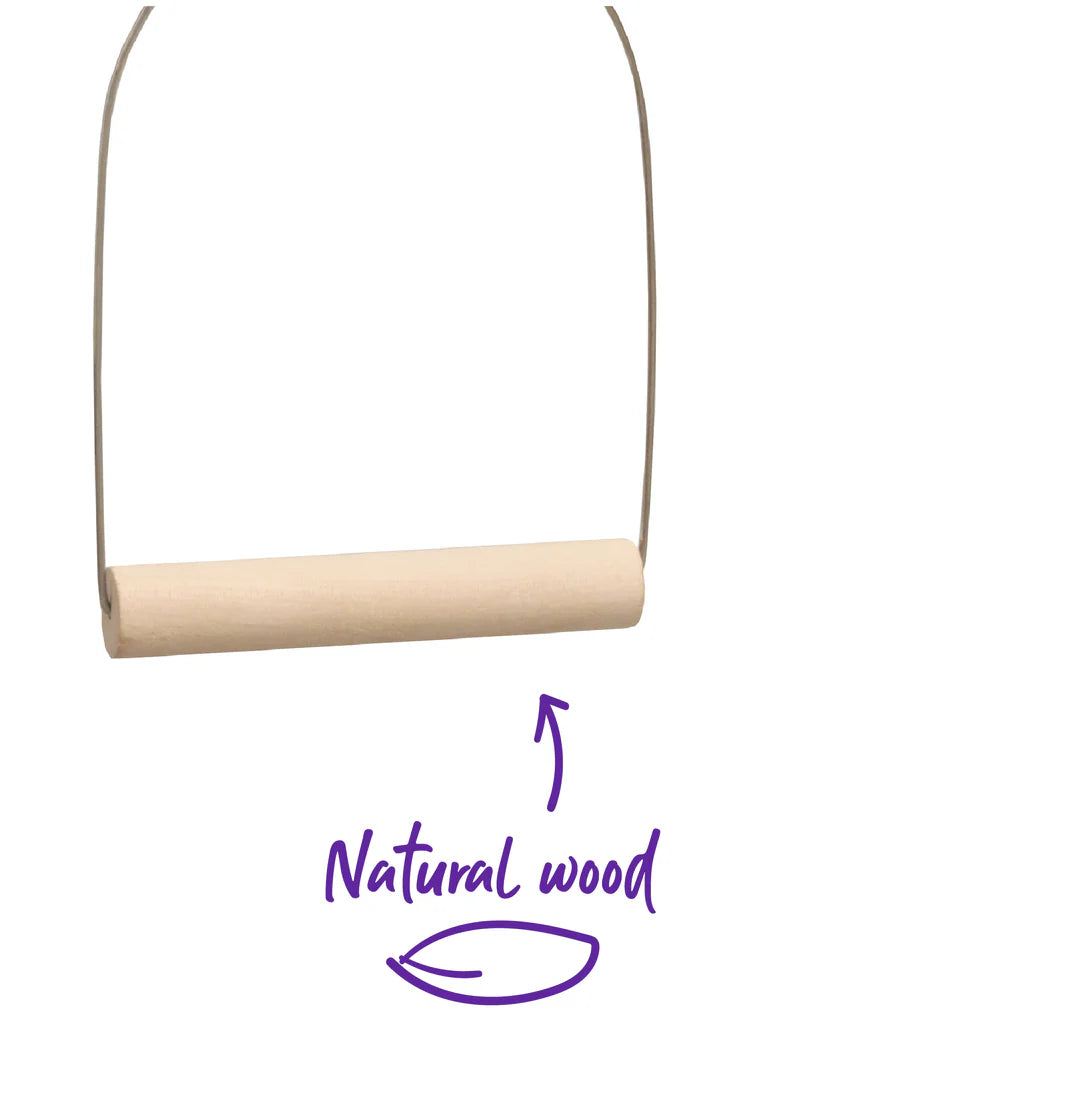 Kazoo D Swing Wooden Bird Perch Medium