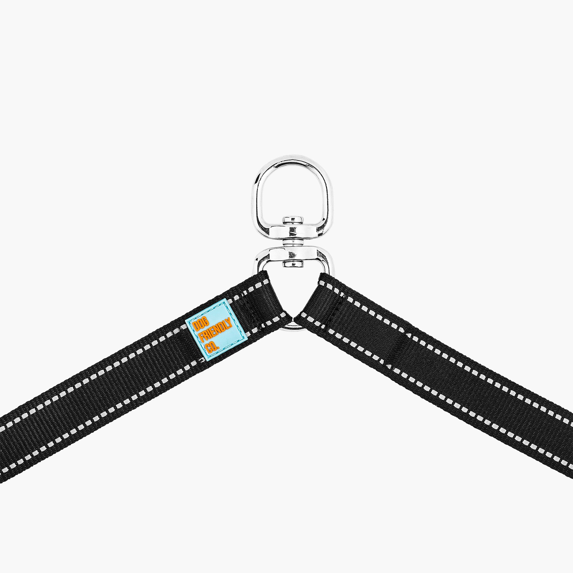 Dog Friendly Co. Dog Lead Splitter Black