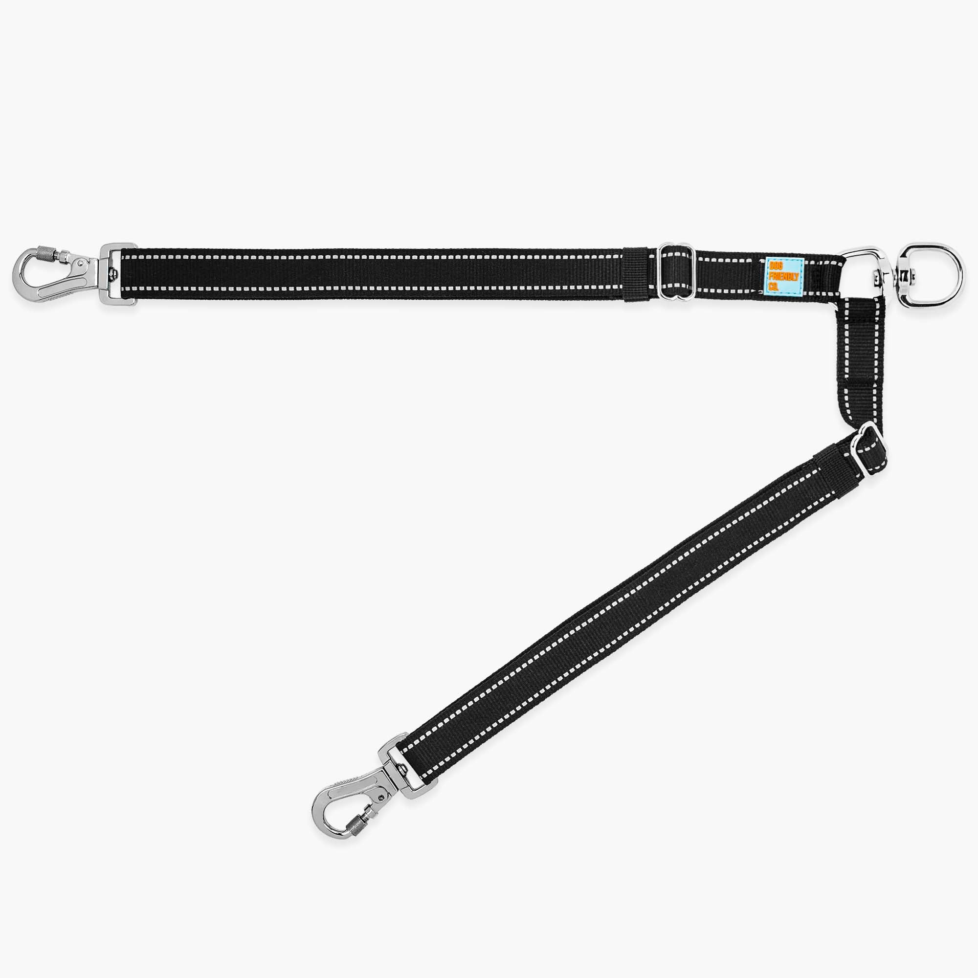 Dog Friendly Co. Dog Lead Splitter Black