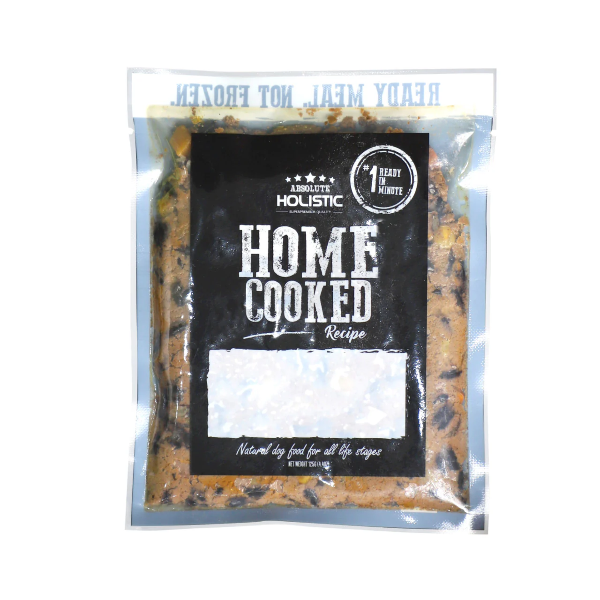 Absolute Holistic Home Cooked Recipe Lamb Peas & Spinach Dog Wet Food 125g x 3