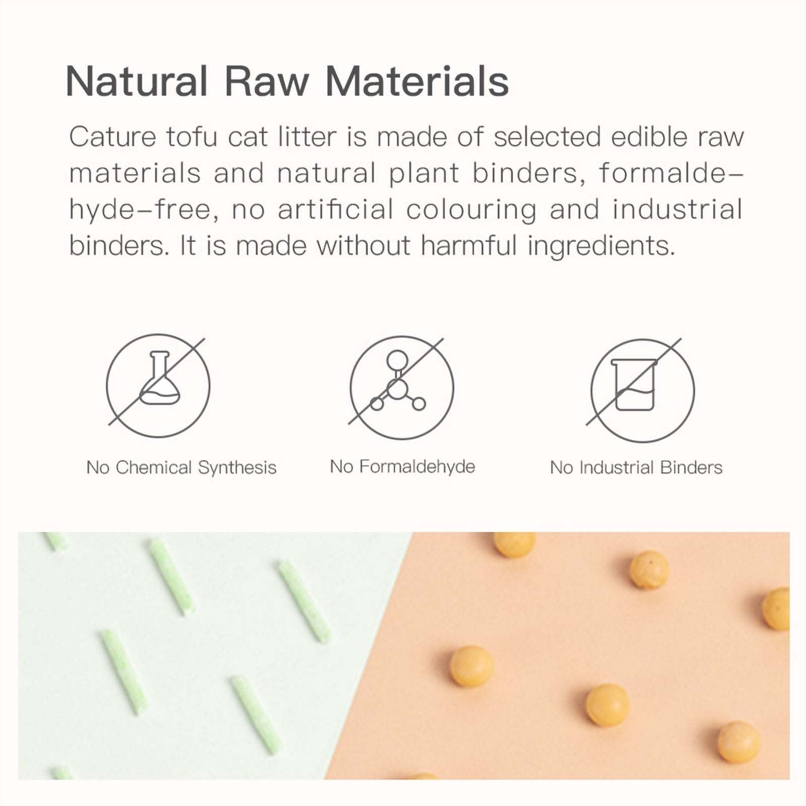 Cature Natural Tofu Clumping Green Tea Cat Litter