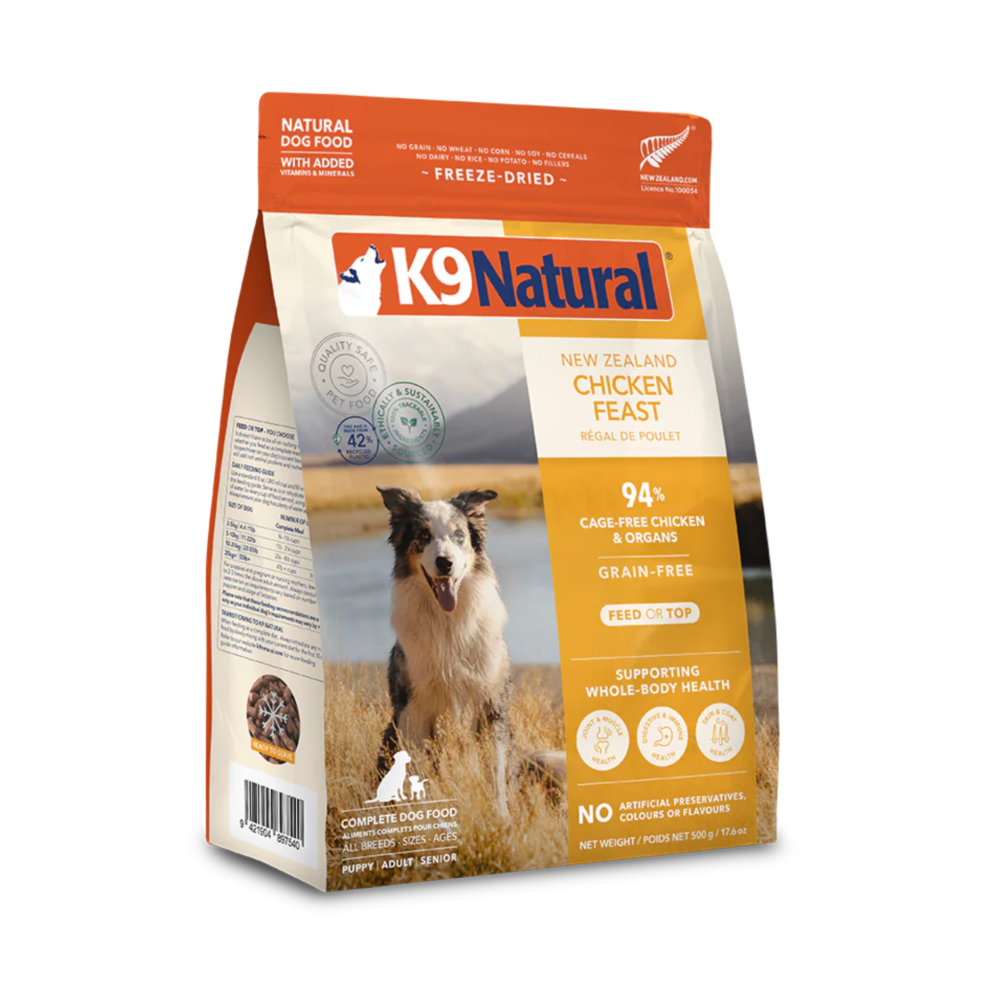K9 Natural Grain Free Freeze Dried Dog Food Chicken