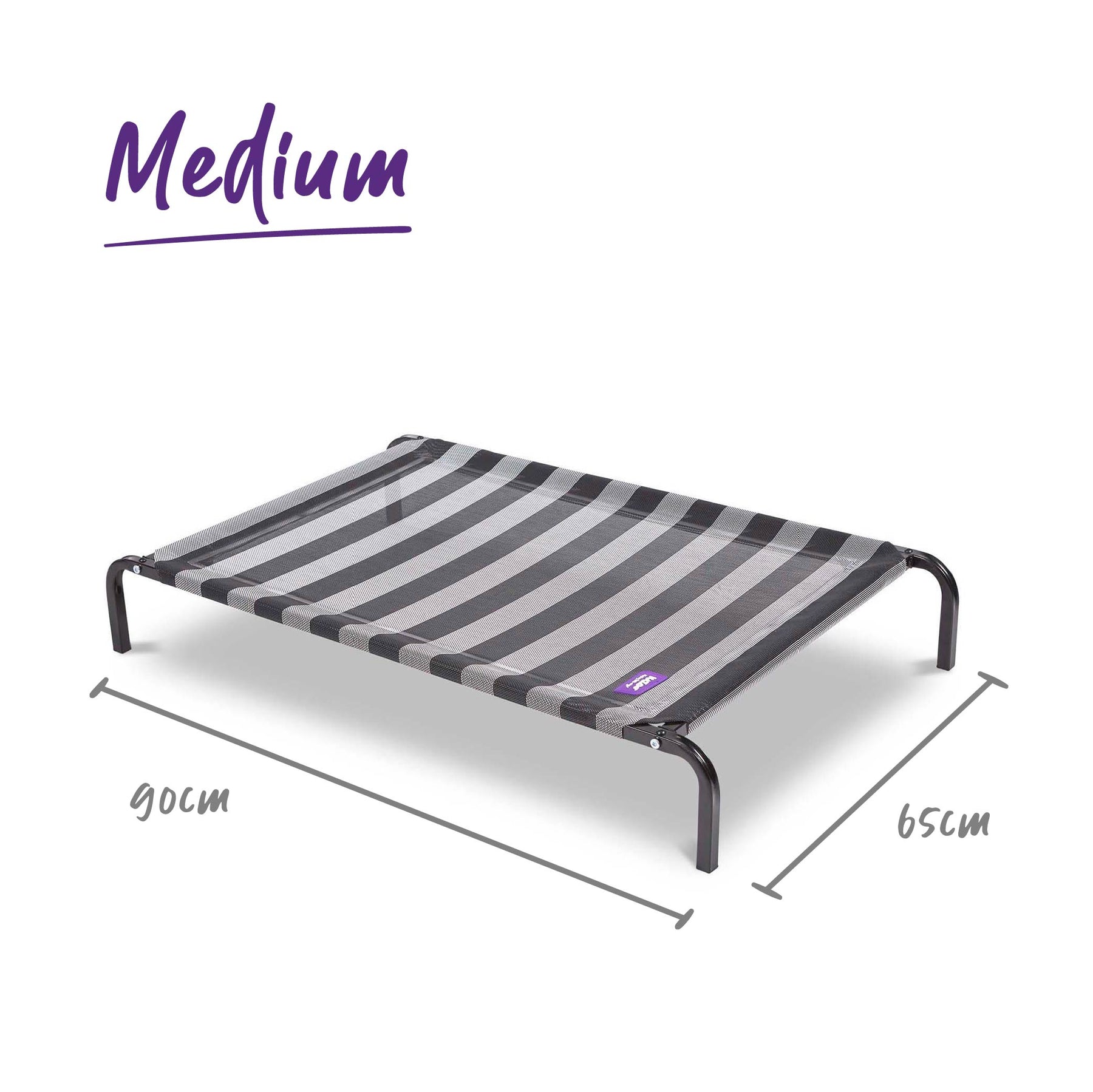 Kazoo Everyday Outdoor Dog Bed Black