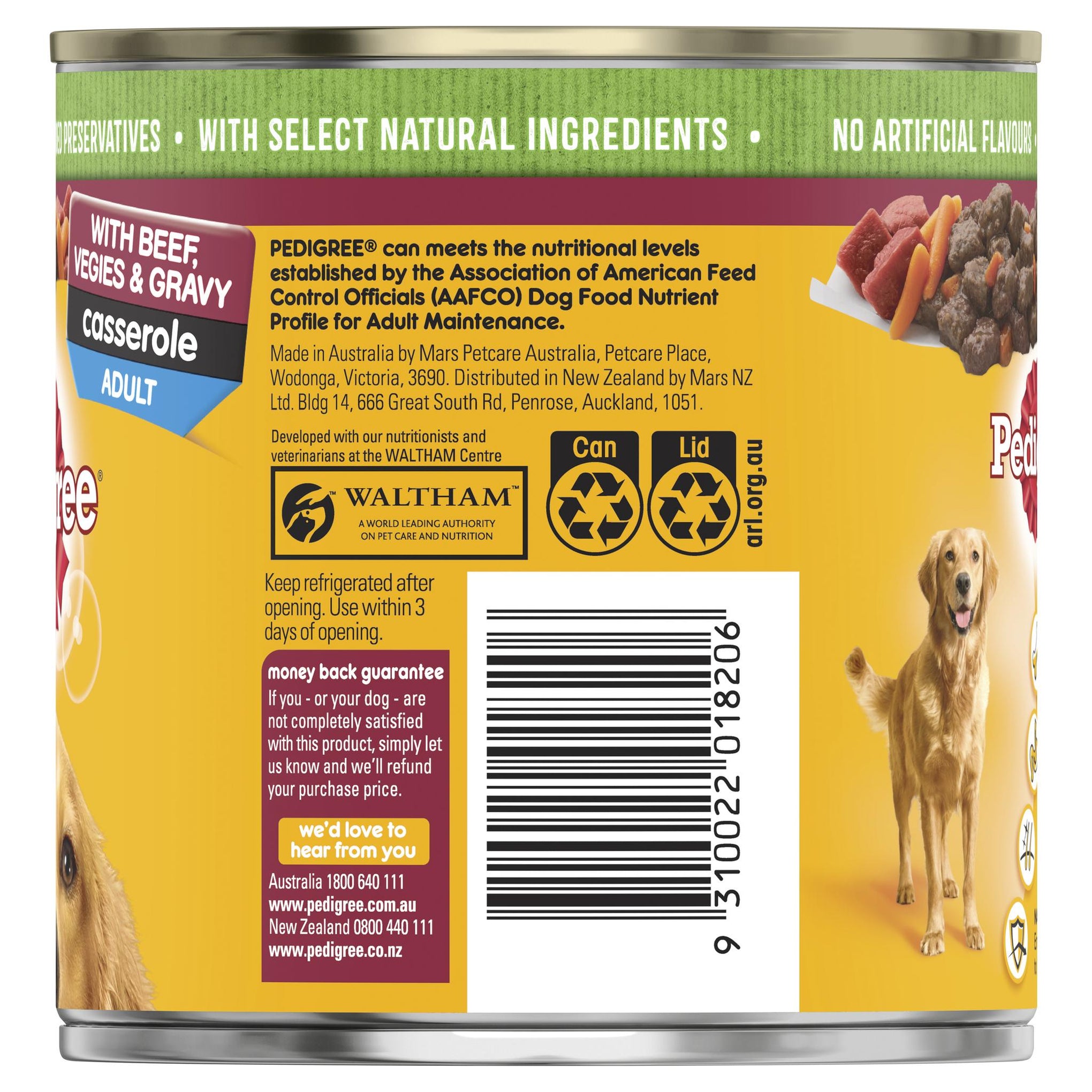 Pedigree Dog Adult Wet Food Beef Casserole 700g x 12