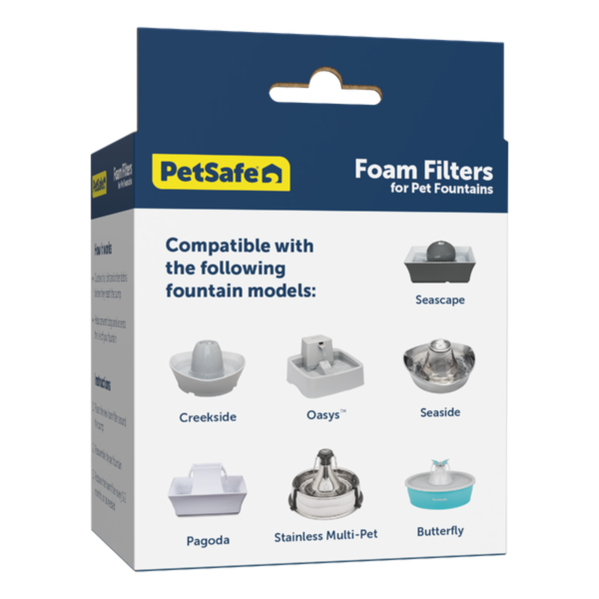 PetSafe DrinkWell Fountain Replacement Foam Filters 2 Pack