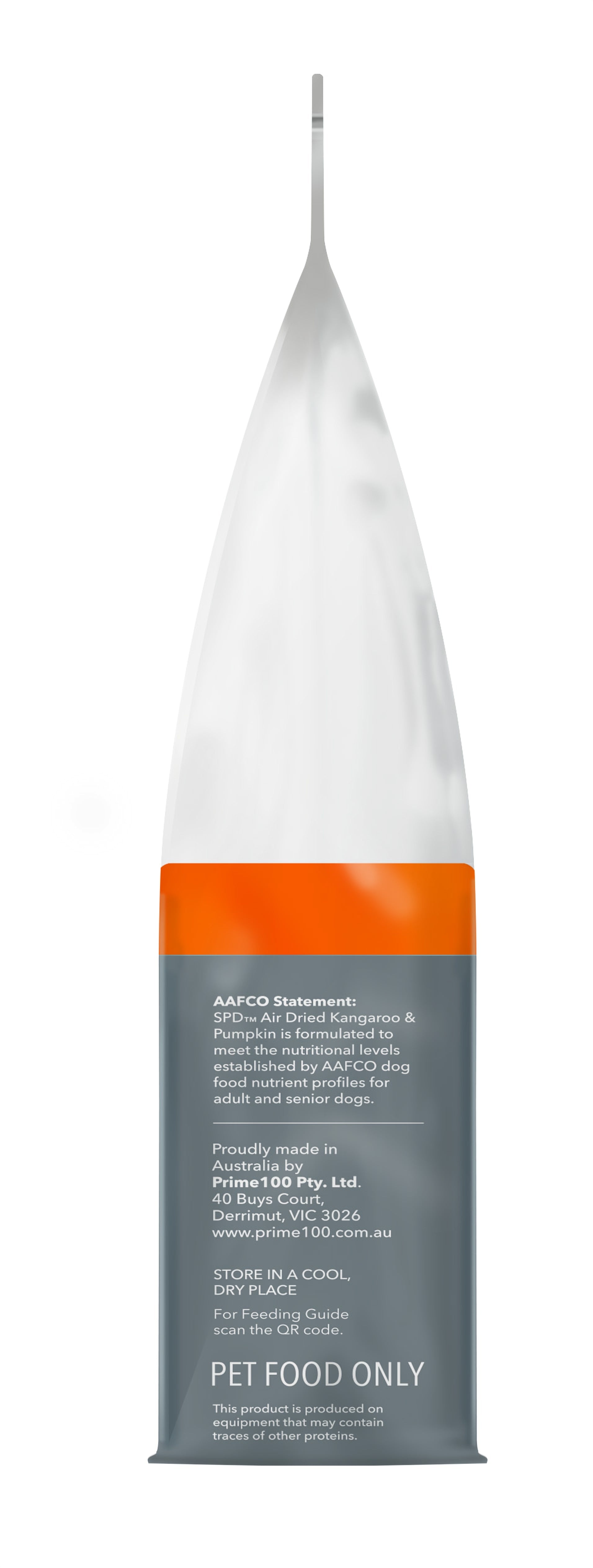 Prime100 Air Dried Dog Food Kangaroo & Pumpkin