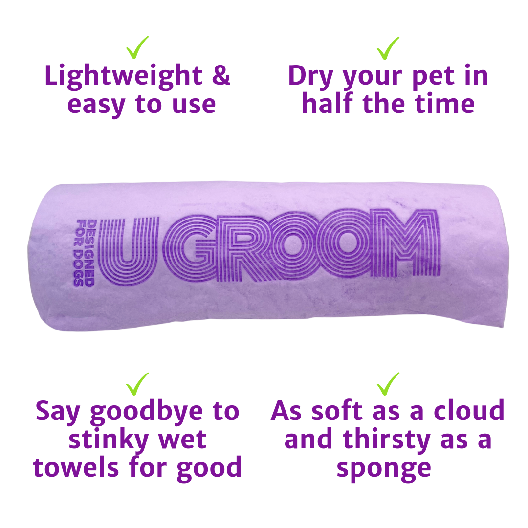 U GROOM Dog Drying Towel