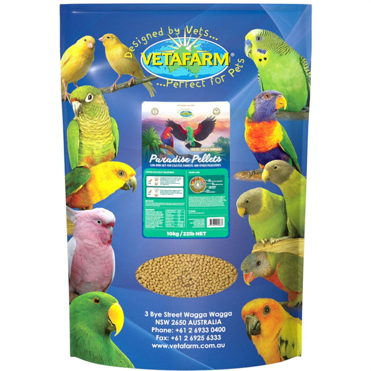 Vetafarm Paradise Pellets Bird Food