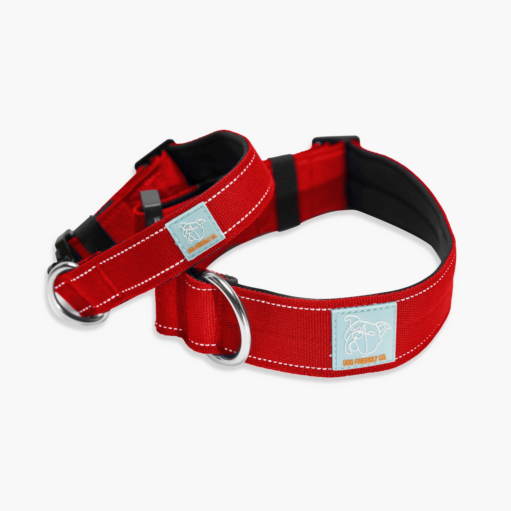 Dog Friendly Co. Tactical Dog Collar Red