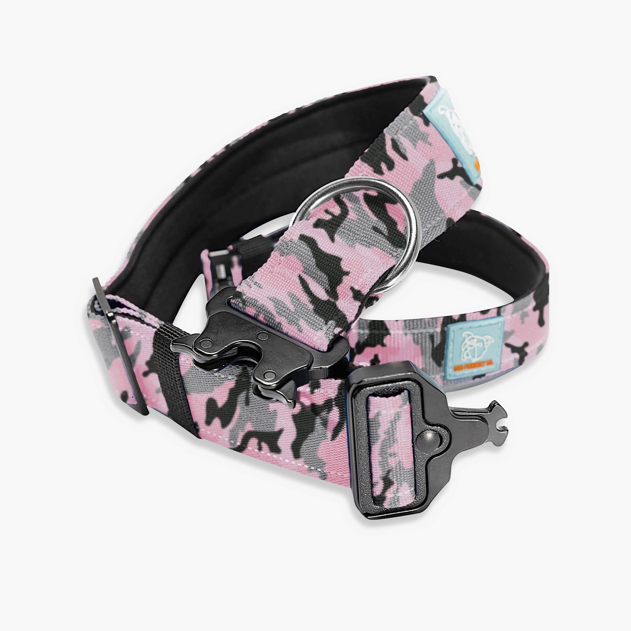 Dog Friendly Co. Tactical Dog Collar Pink Camo