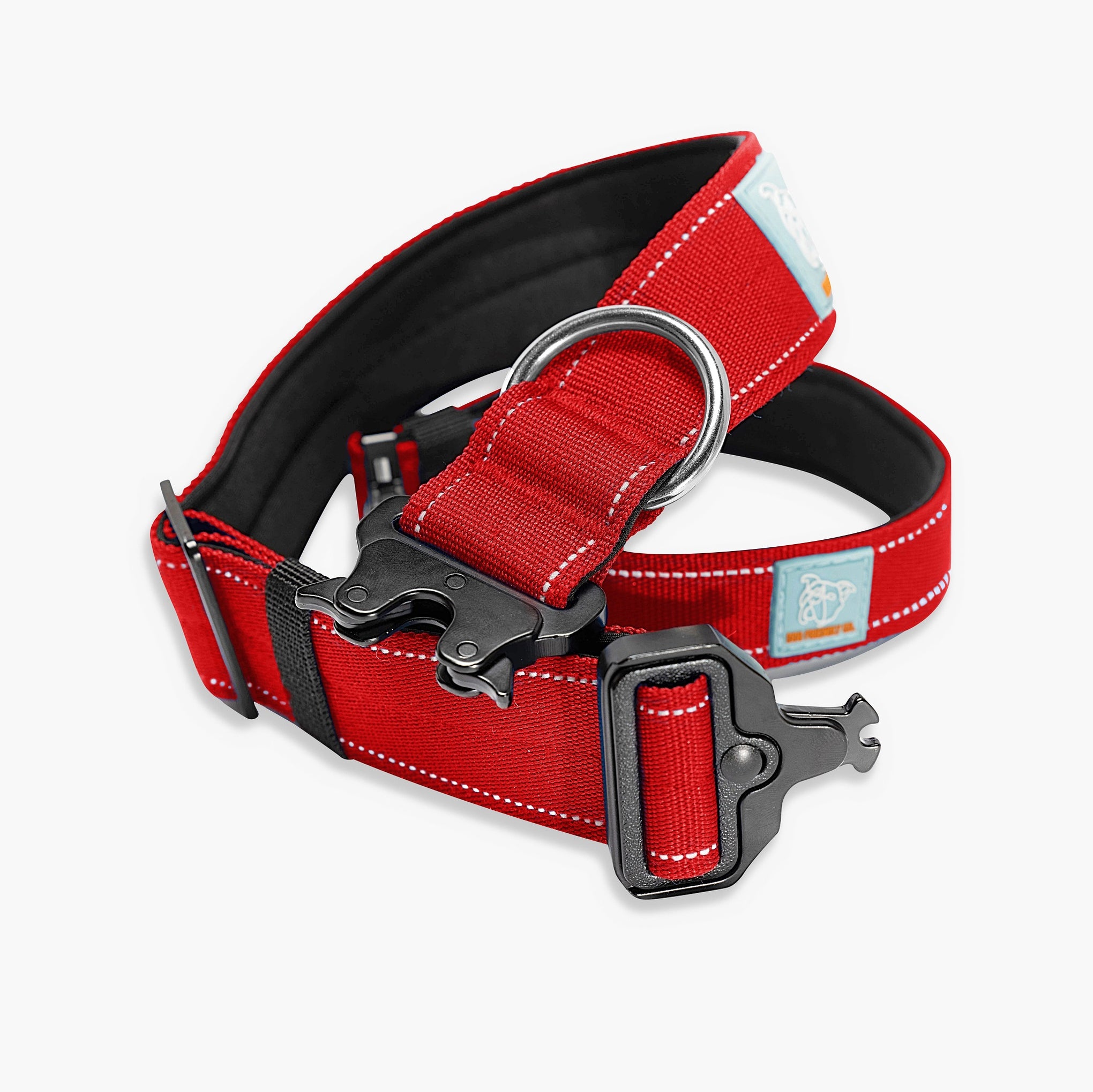 Dog Friendly Co. Tactical Dog Collar Red