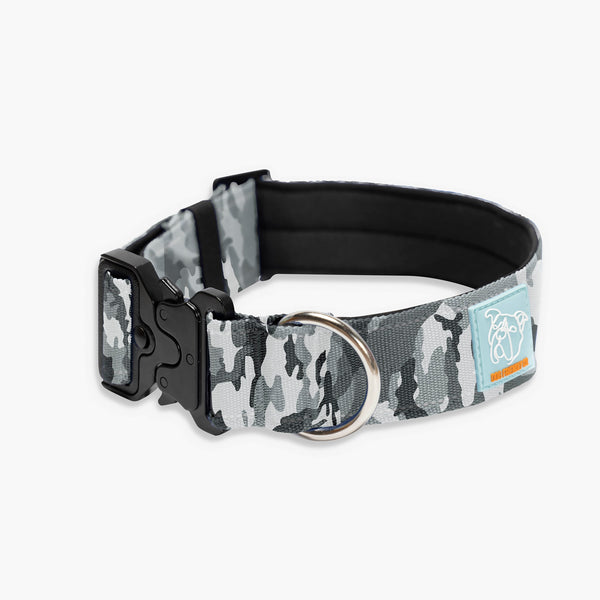 Dog Friendly Co. Tactical Dog Collar Grey Camo