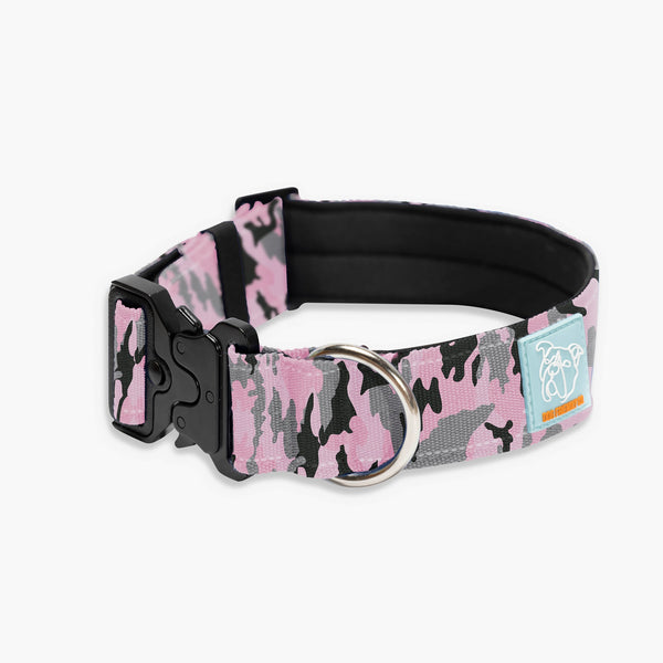 Dog Friendly Co. Tactical Dog Collar Pink Camo