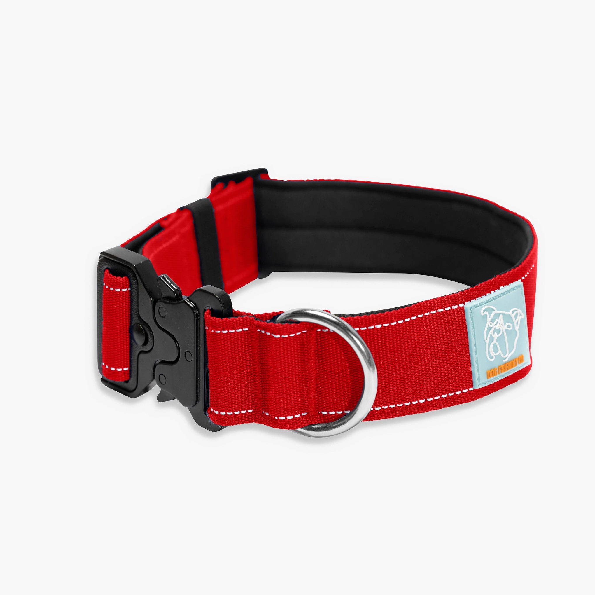 Dog Friendly Co. Tactical Dog Collar Red