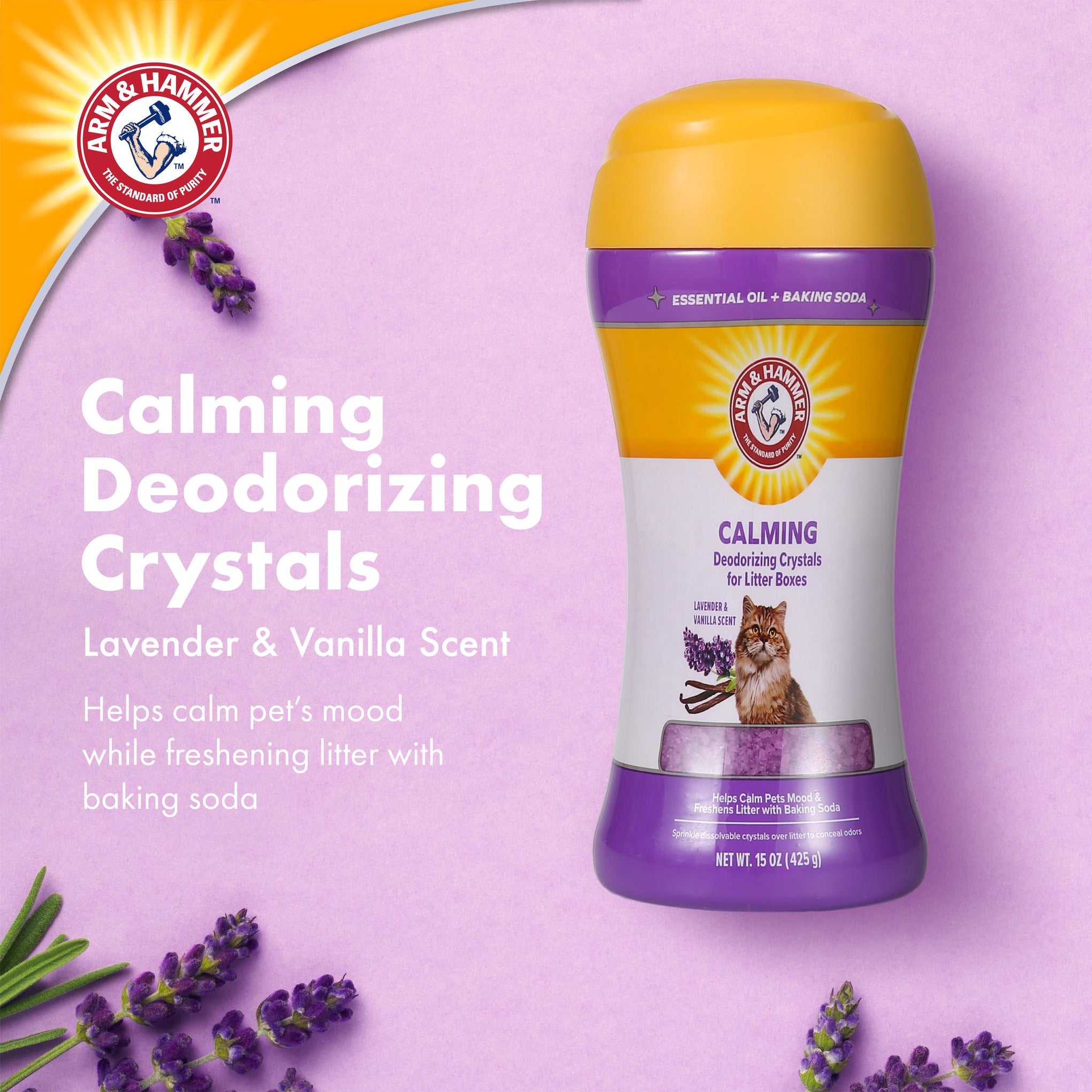 Arm and Hammer Litter Box Cat Crystals Calming 443ml
