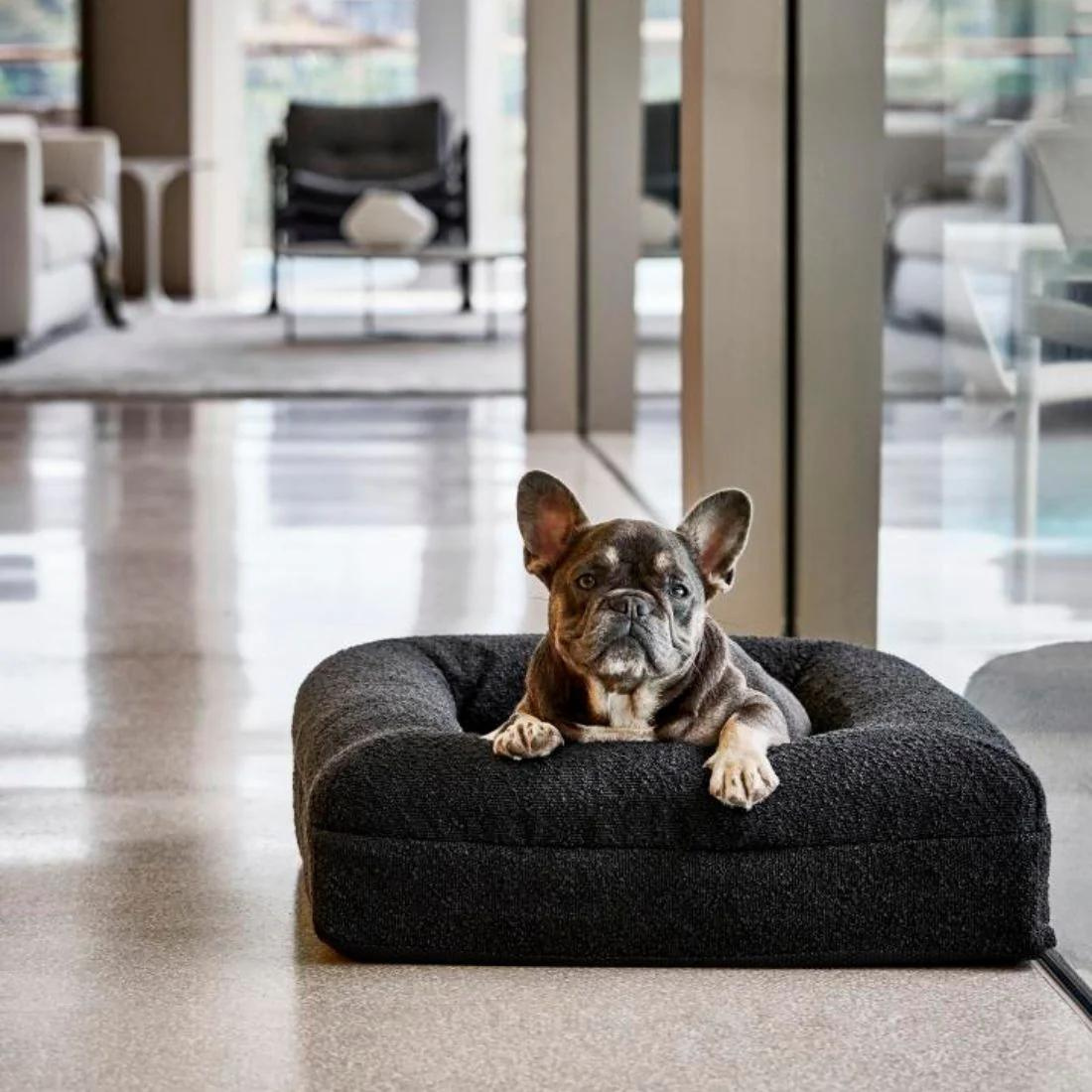 Dazy Dog Bed Cover Boucle Black