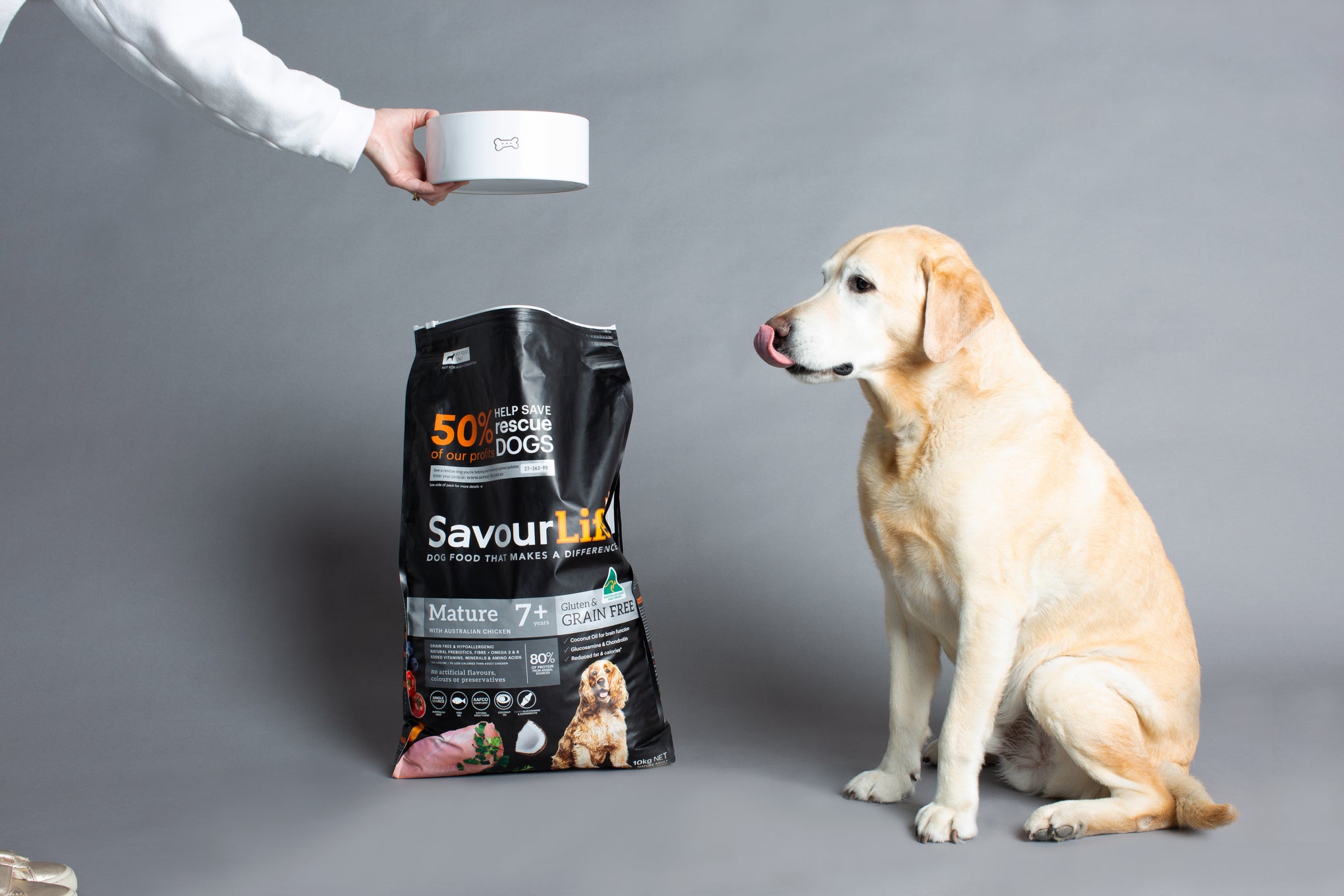 SavourLife Grain Free Adult Dog Mature 7+ With Australian Chicken Dry Food