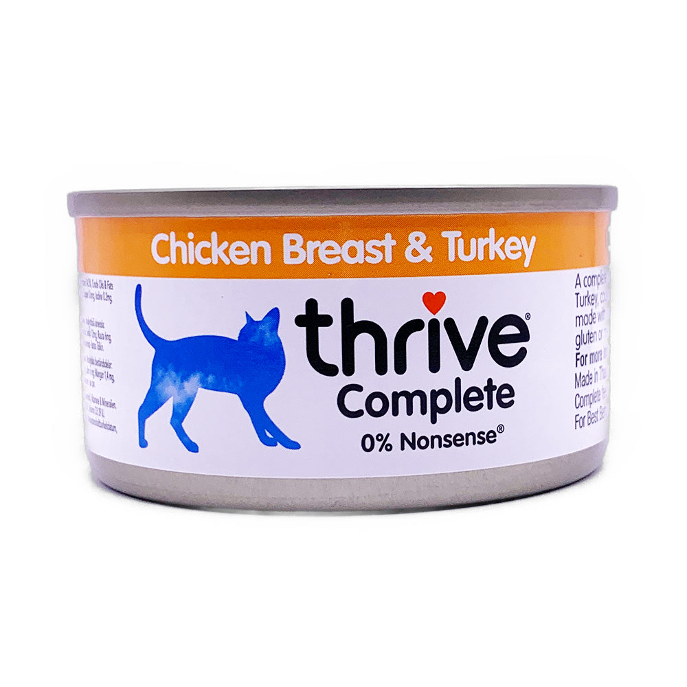 Thrive Cat Wet Food Chicken and Turkey 75g x 12