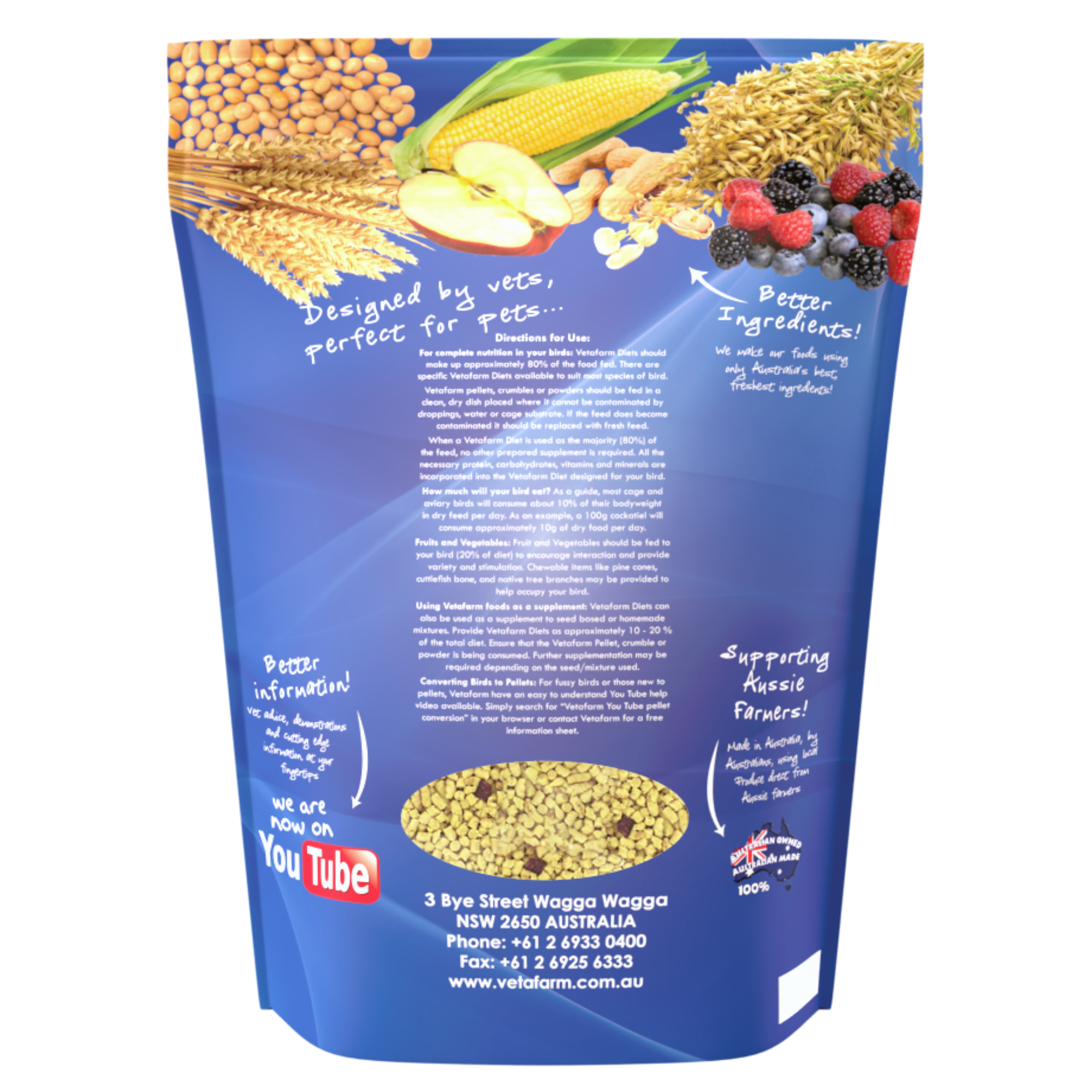 Vetafarm Parrot Essentials Food