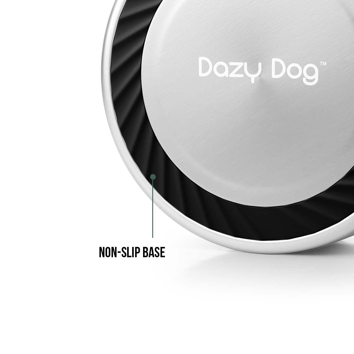Dazy Dog Dura Stainless Steel Dog Bowl Silver