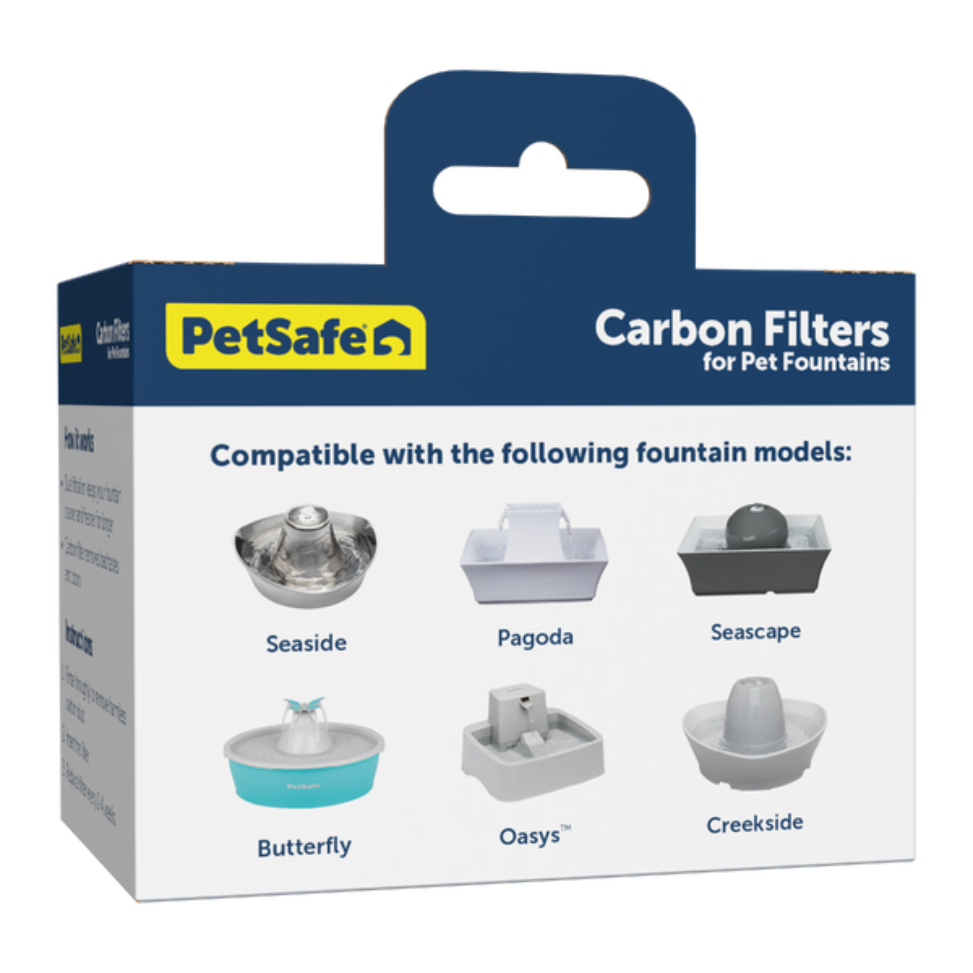 PetSafe DrinkWell Fountain Replacement Carbon Filters 4 Pack