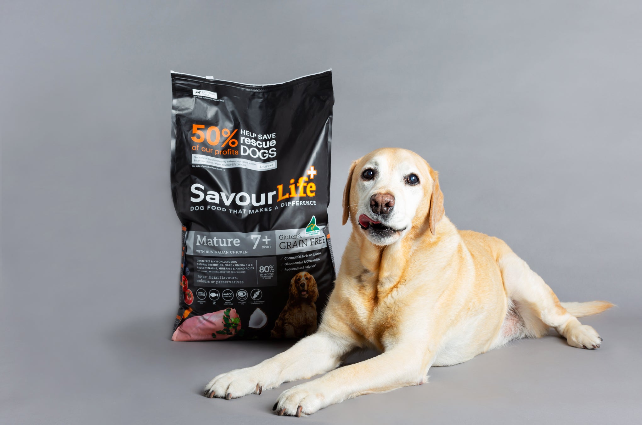 SavourLife Grain Free Adult Dog Mature 7+ With Australian Chicken Dry Food