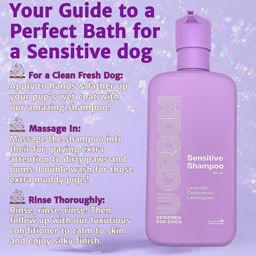 U GROOM Sensitive Skin Dog Shampoo 450ml