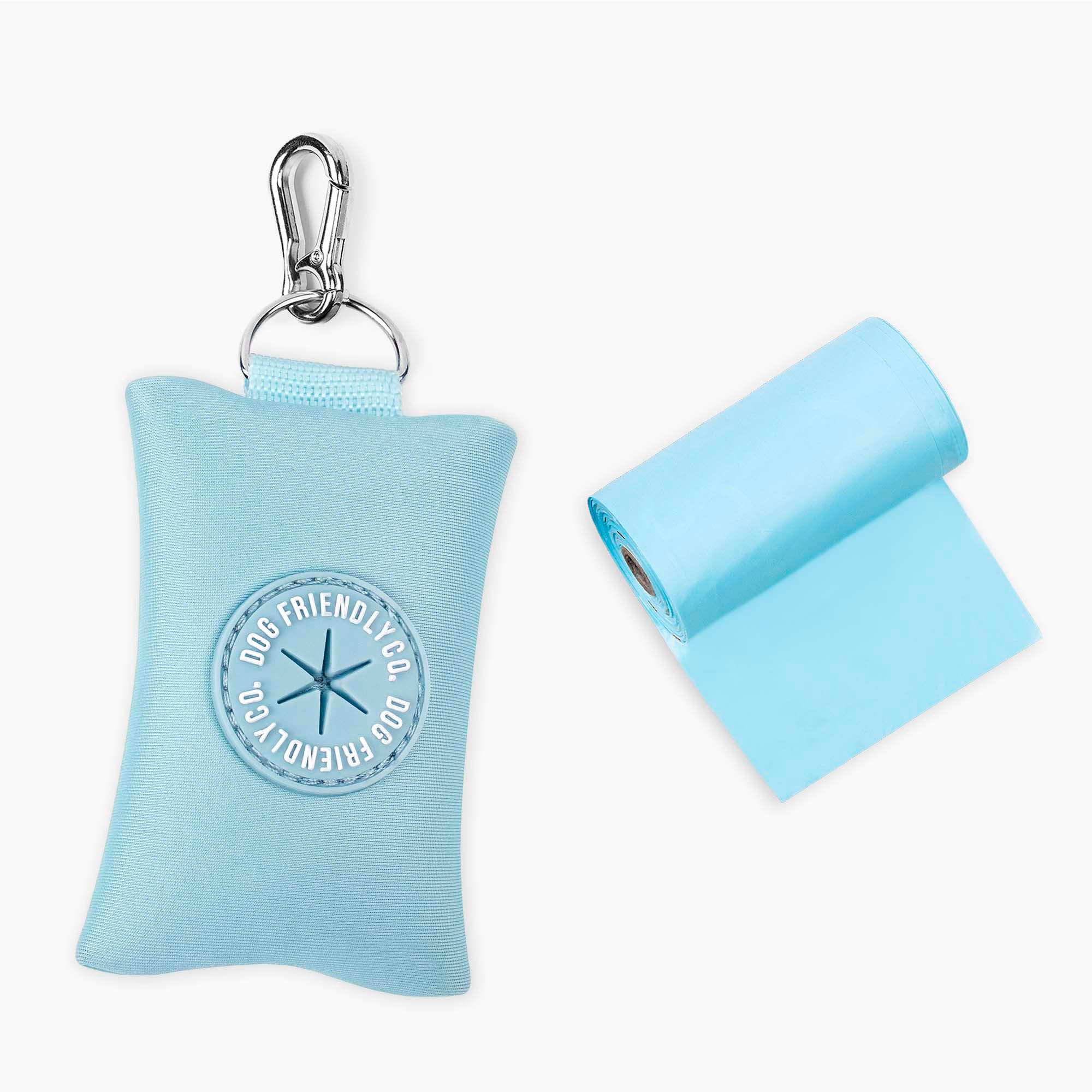 Dog Friendly Co. Dog Poop Bag Holder Sky Blue