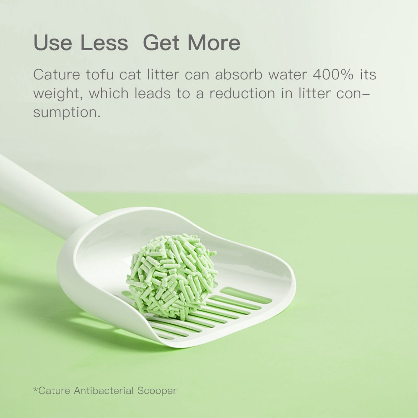 Cature Natural Tofu Clumping Green Tea Cat Litter