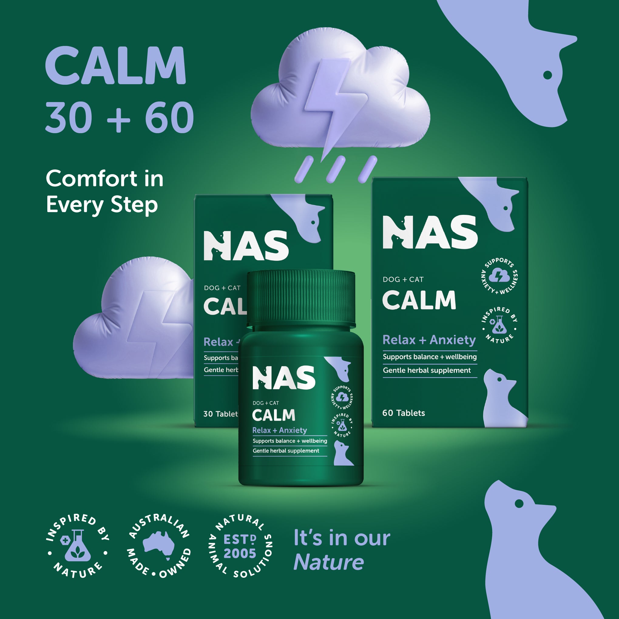 Natural Animal Solutions Dog and Cat Calm