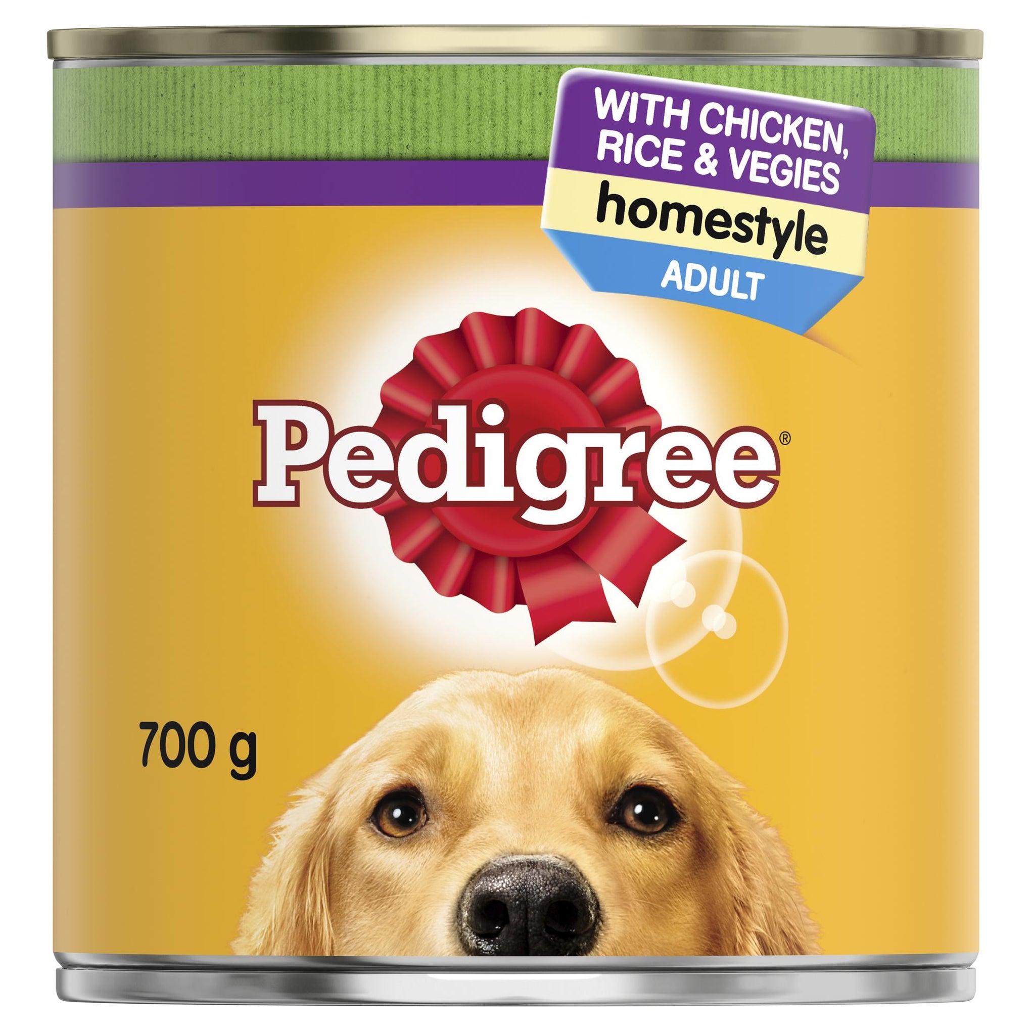 Pedigree Dog Adult Wet Food Home Style Chicken Rice & Veg 700g x 12