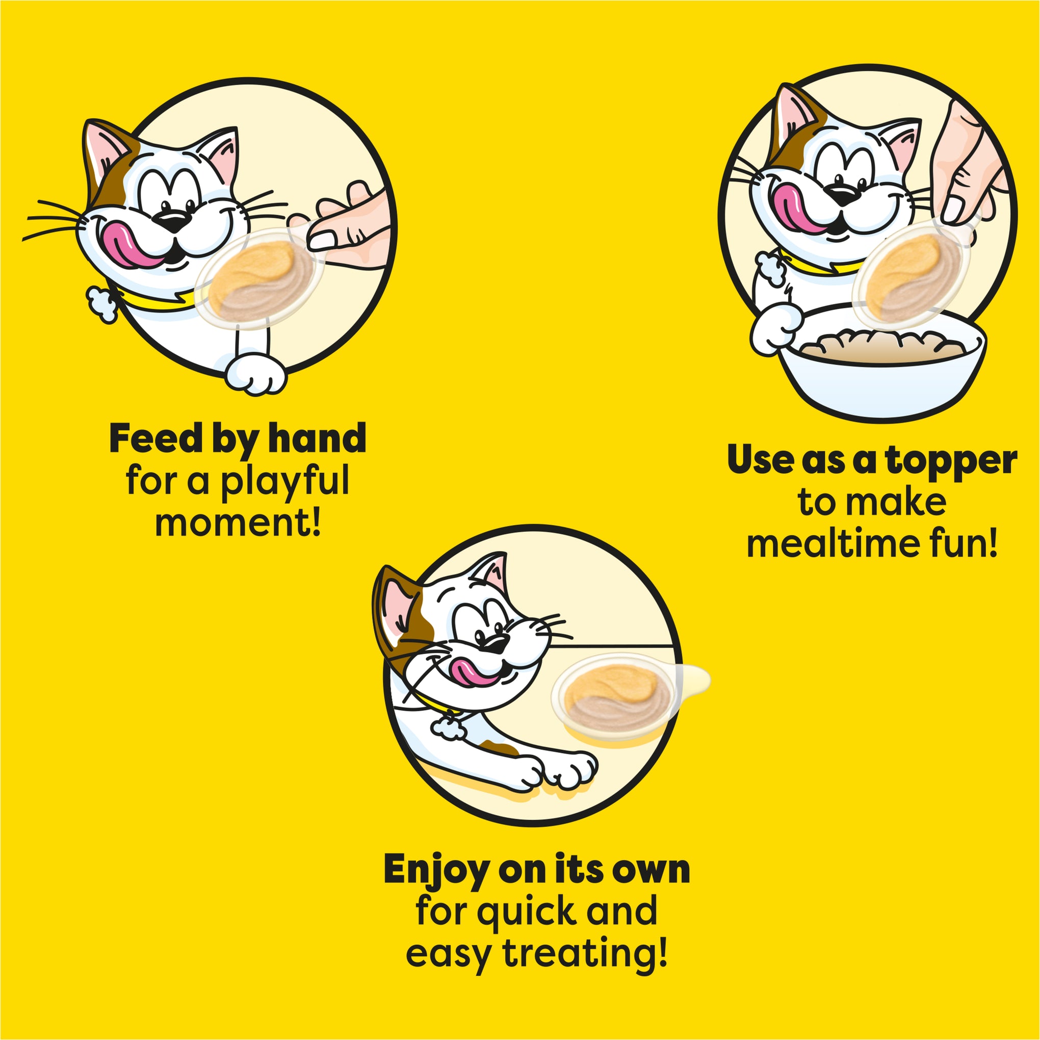 Temptations Creamy Spoons Tasty Chicken & Cheesy Cheese Flavour Cat Treats 10g x 4