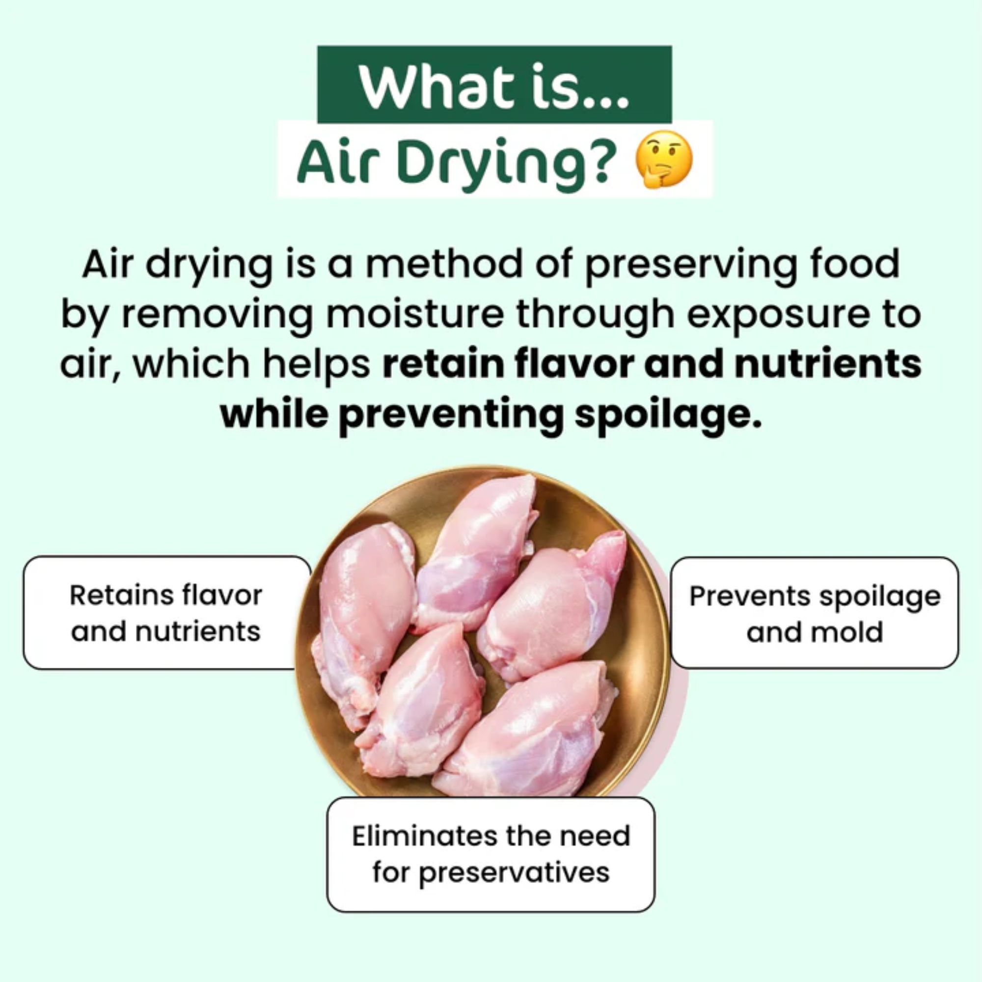 The Paw Grocer Air Dried Dog Training Treats Chicken Straps 100g