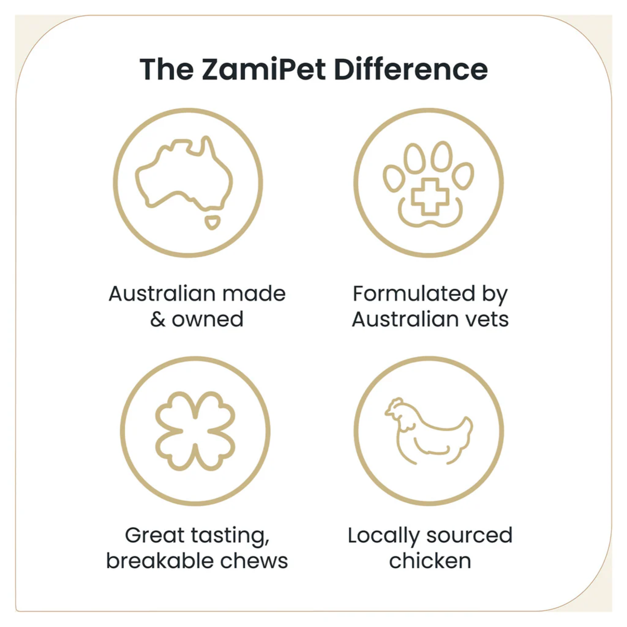 ZamiPet Complete Care Multi Chews for Dogs 300g 60 Pack