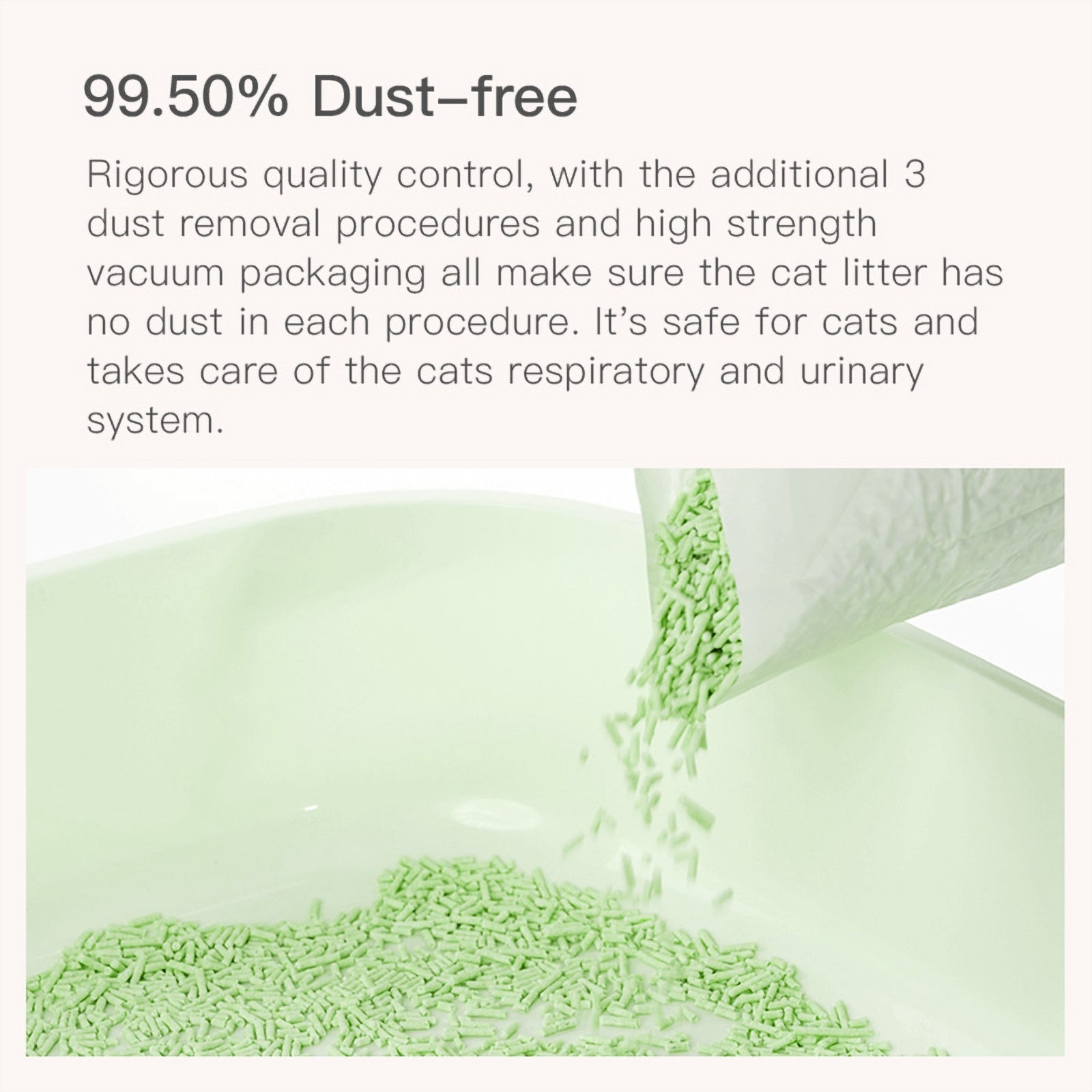 Cature Natural Tofu Clumping Green Tea Cat Litter