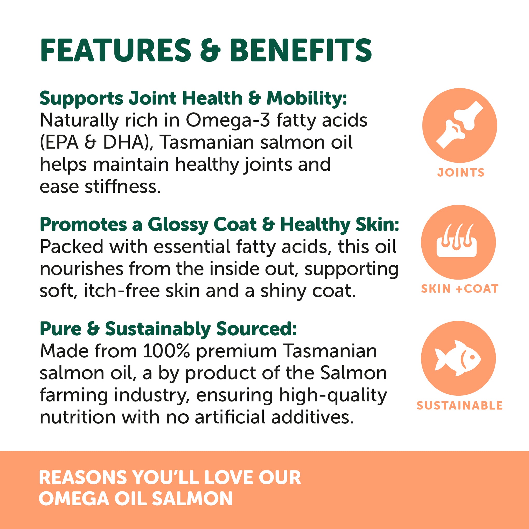 NAS Salmon Omega Oil for Dogs and Cats 500ml