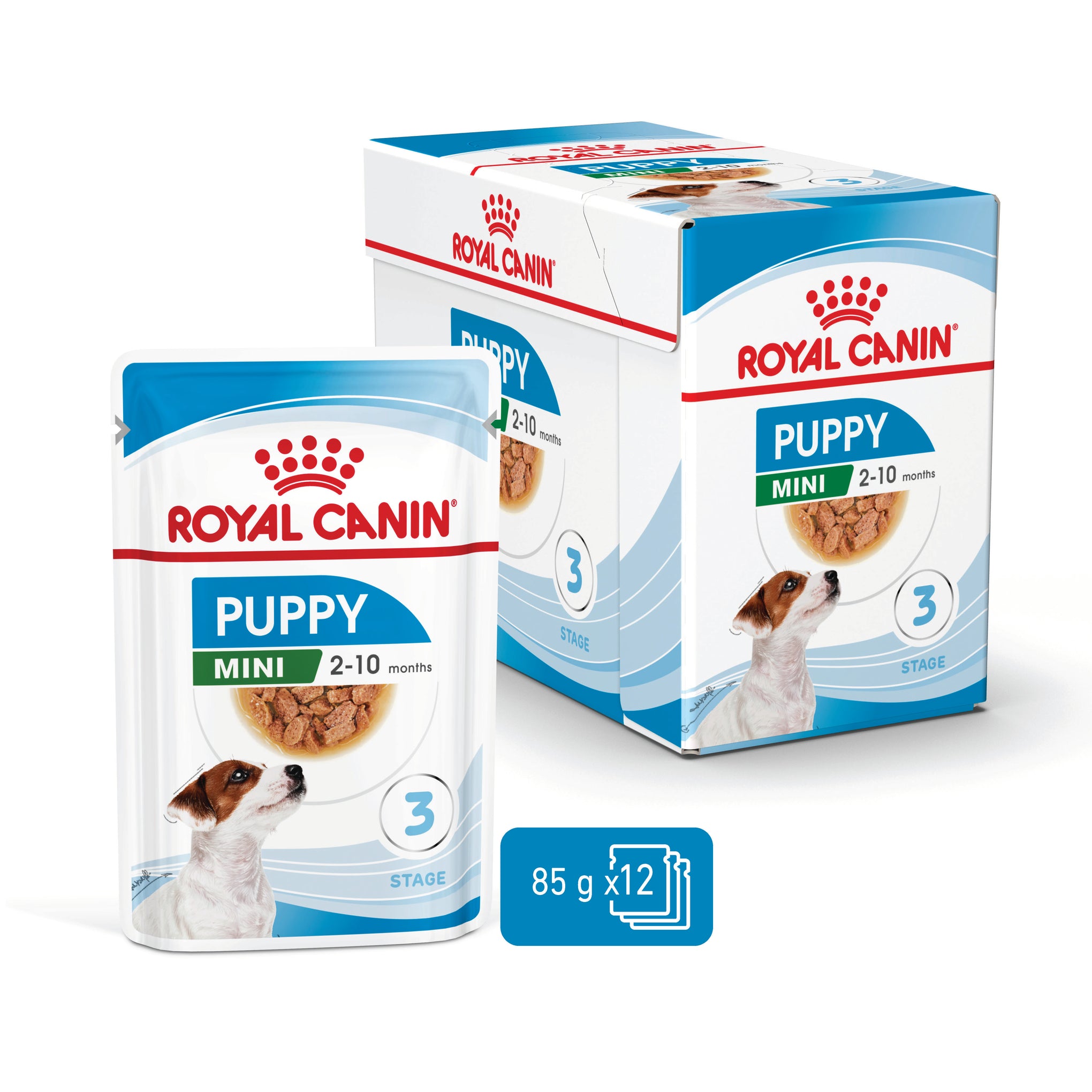 Royal Canin Mini Puppy Wet Dog Food Pouches 85g x 12