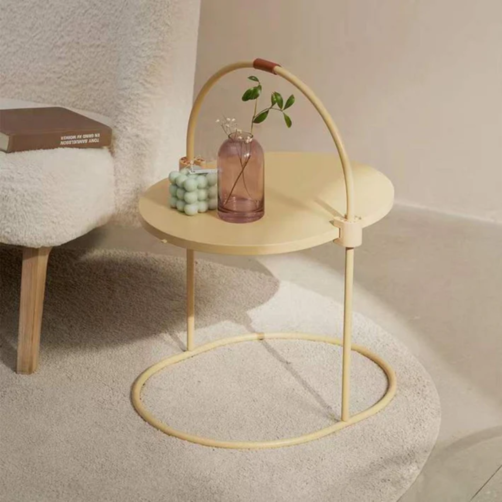 Makesure Multifunctional Sisal Standing Cat Scratcher Board Earth Yellow