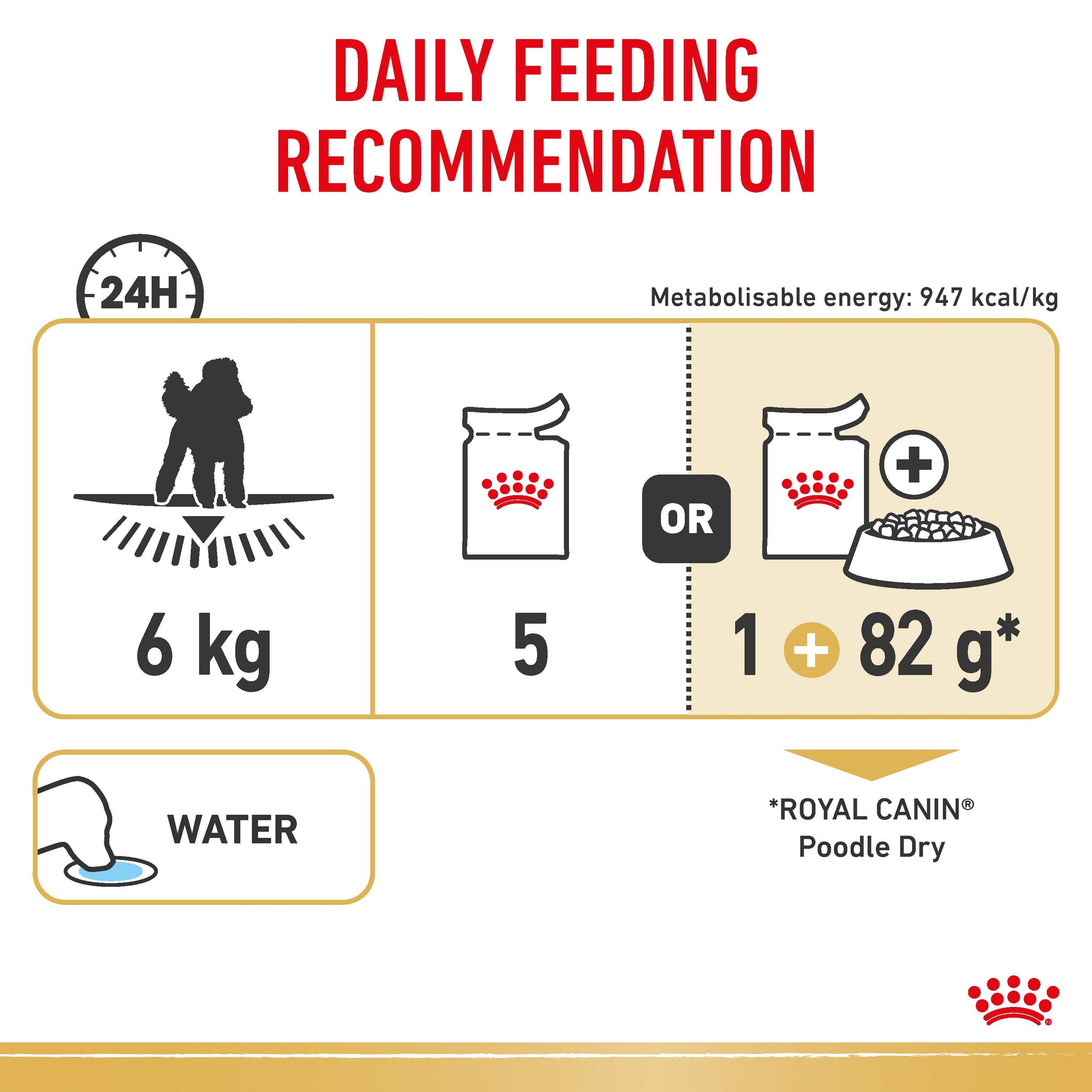 Royal Canin Poodle Adult Wet Dog Food Pouches 85g x 12