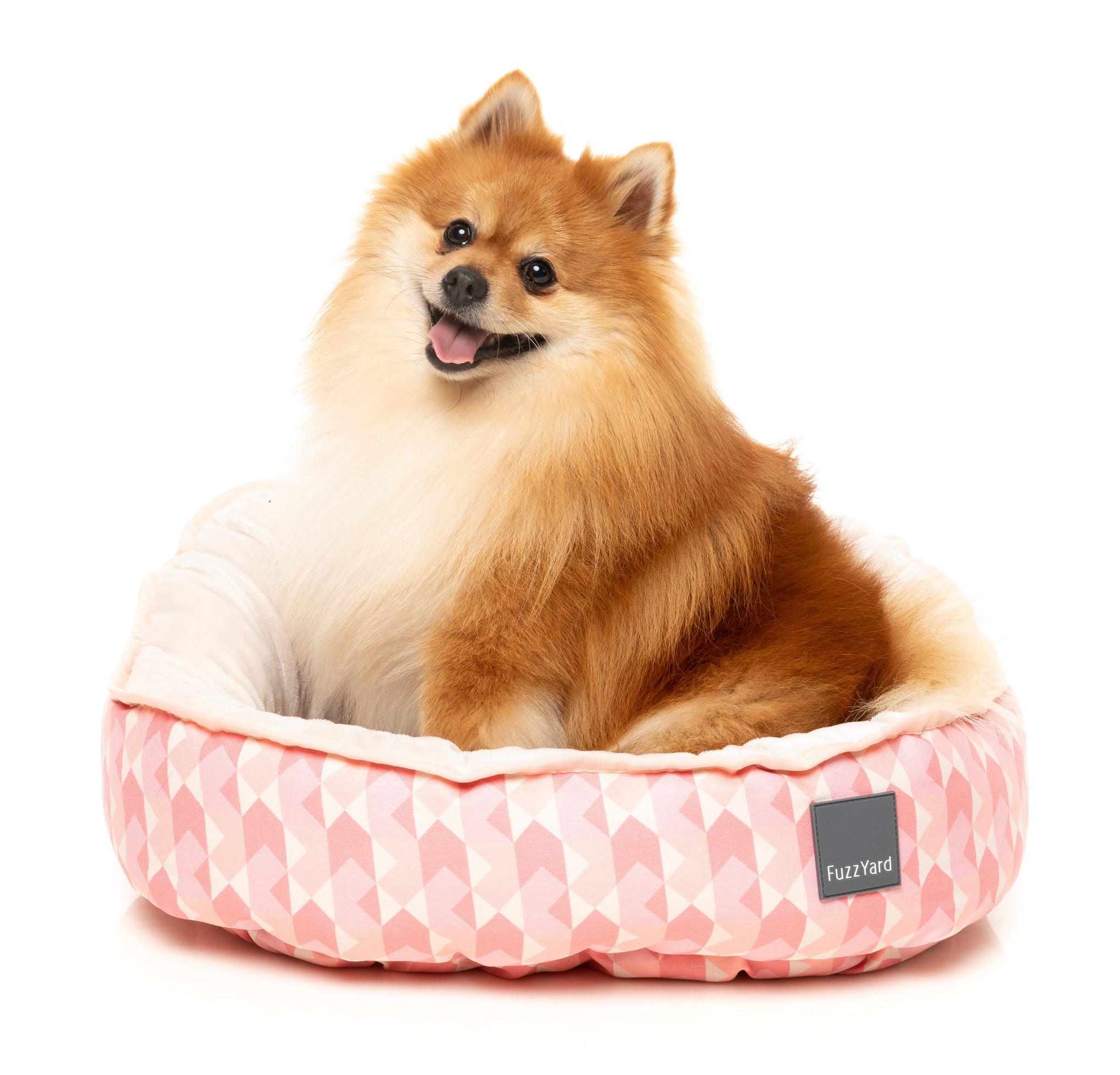 FuzzYard Pink Lemonade Reversible Dog Bed