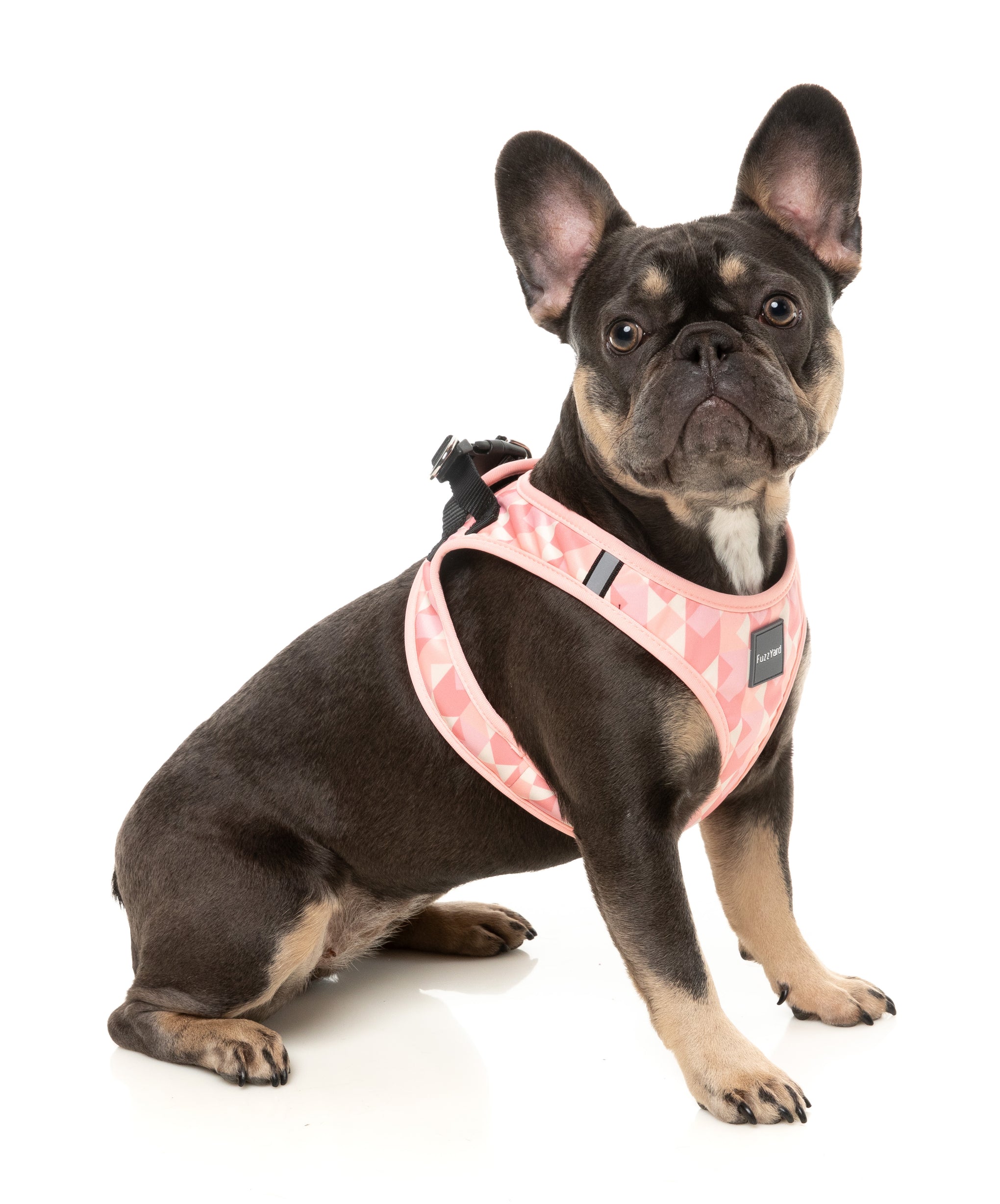 FuzzYard Pink Lemonade Dog Step In Harness