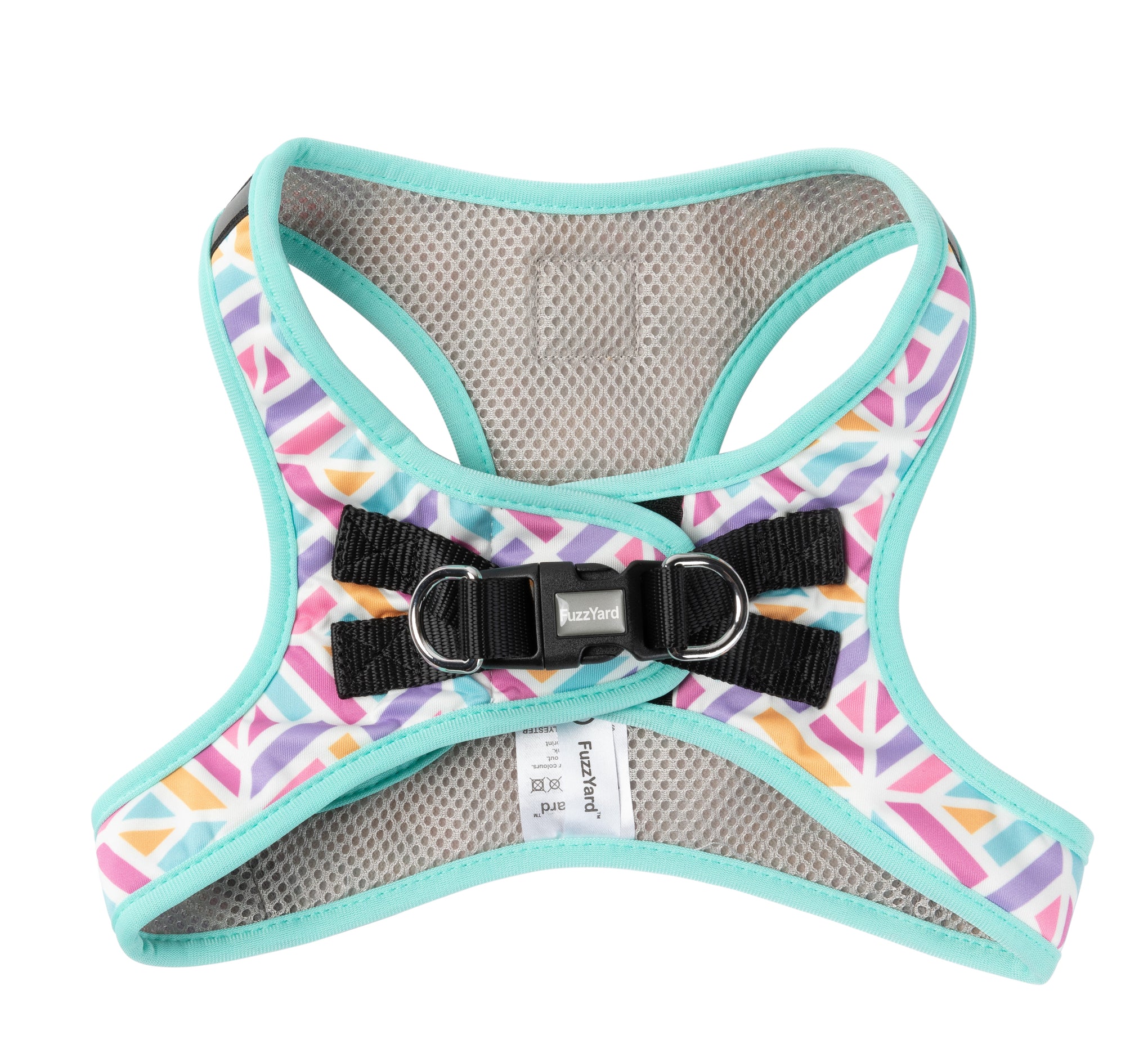 FuzzYard Bubblegum Burst Dog Step In Harness