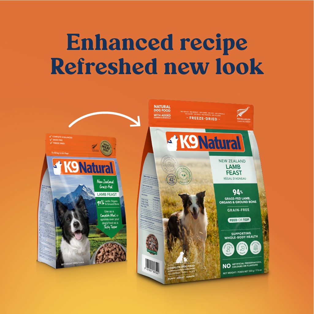 K9 Natural Grain Free Freeze Dried Dog Food Lamb