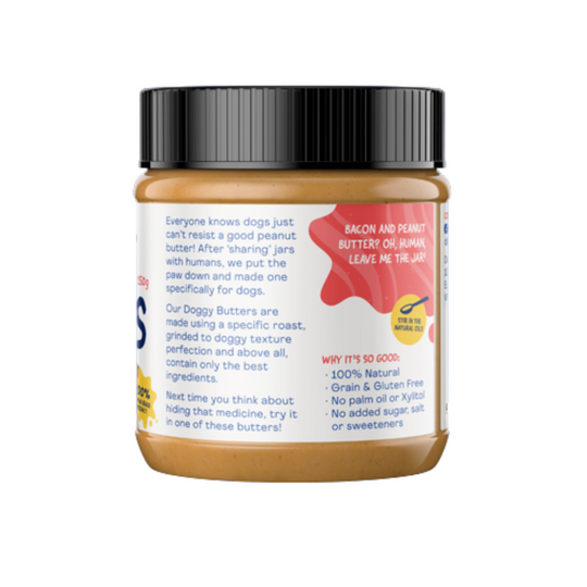 Doggylicious Barkin Bacon Doggy Peanut Butter Dog Treat 250g